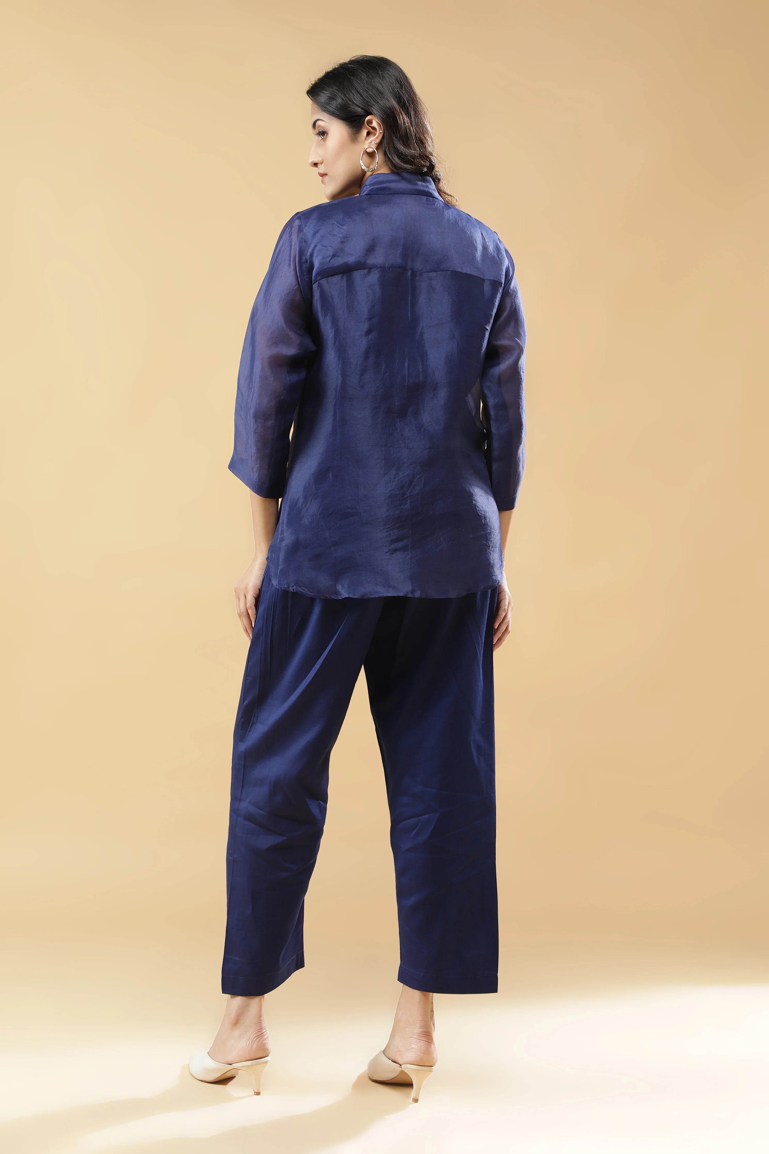 Navy blue co-ord set - Mokshaa