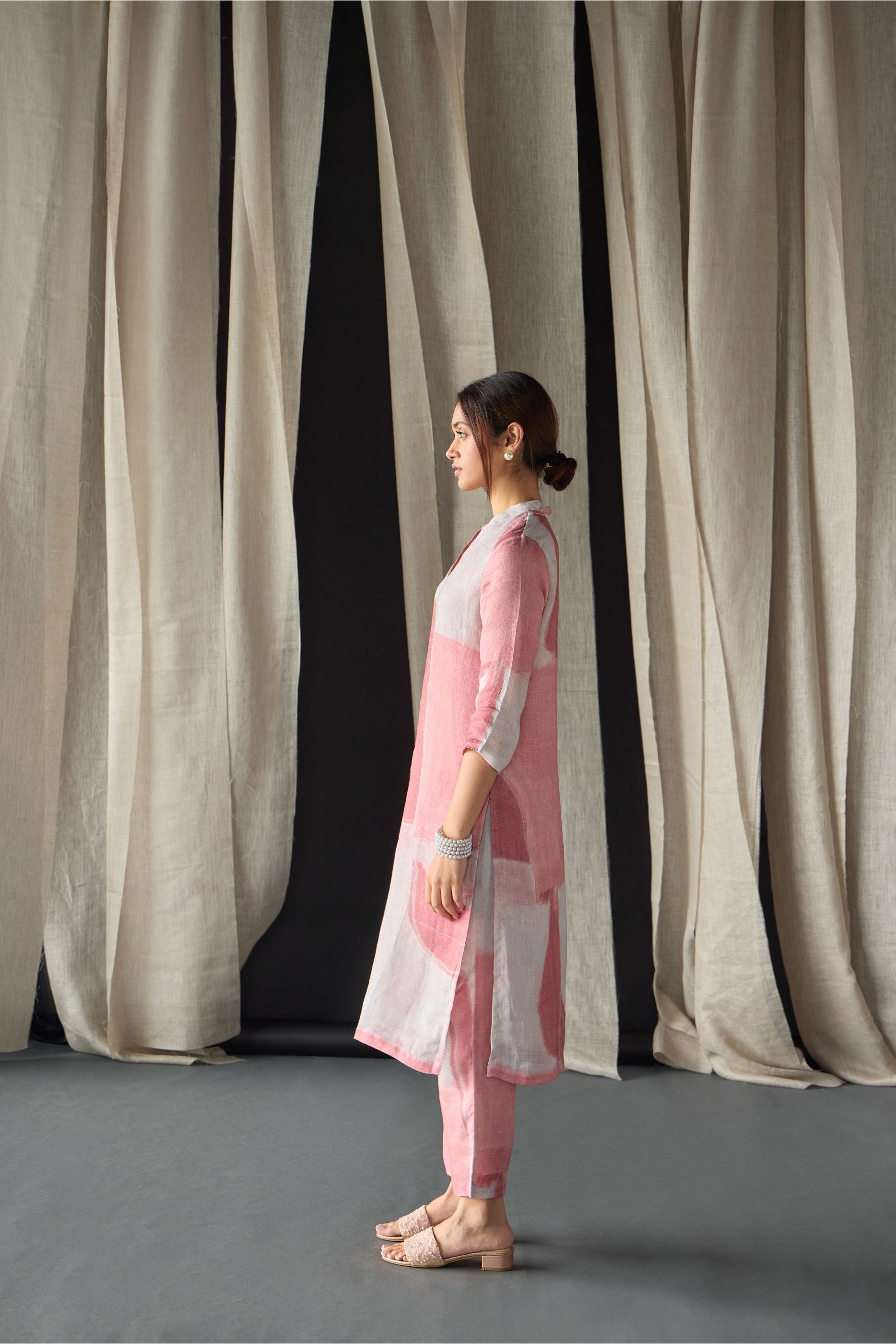 Pink Pure Hemp Co-ord Set - Mokshaa