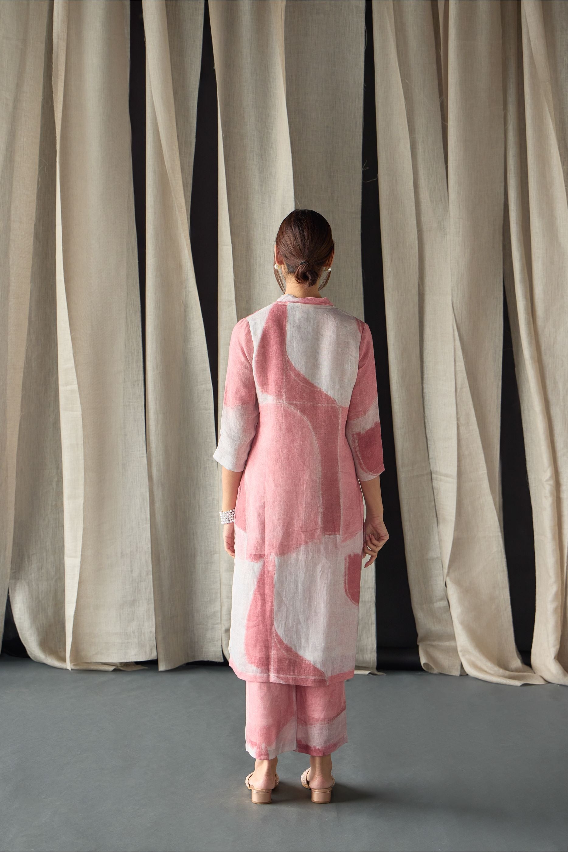 Pink Pure Hemp Co-ord Set - Mokshaa