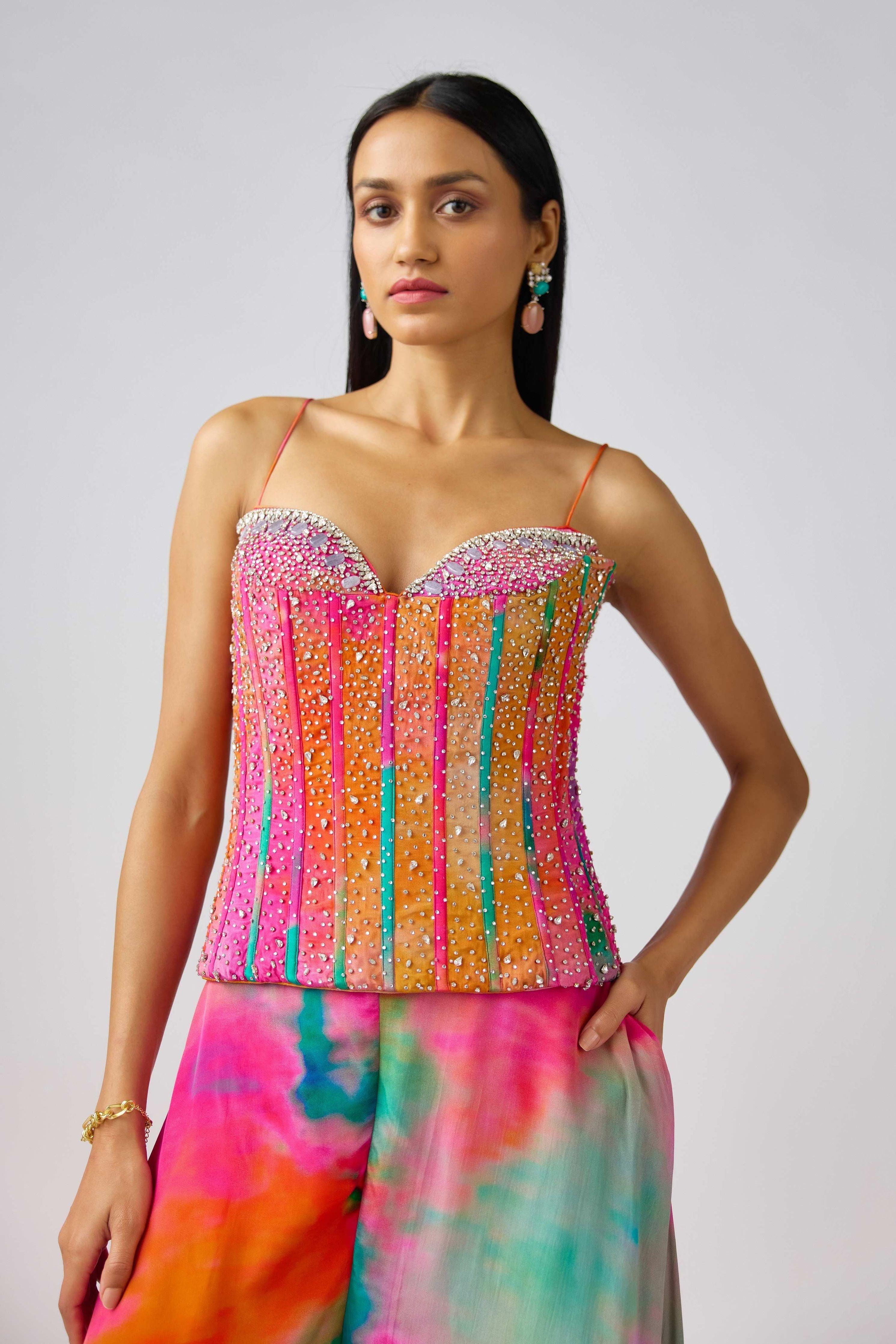 The Sunscape Drift Corset Set - Mokshaa