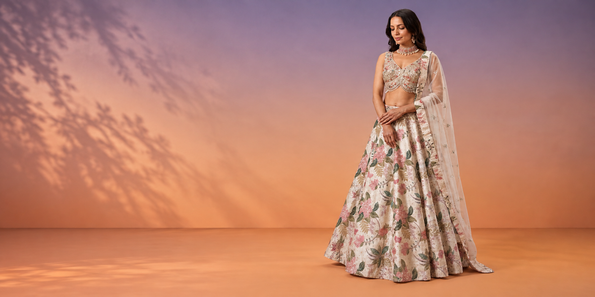 The Lehenga Edit: statement designer lehengas - Mokshaa