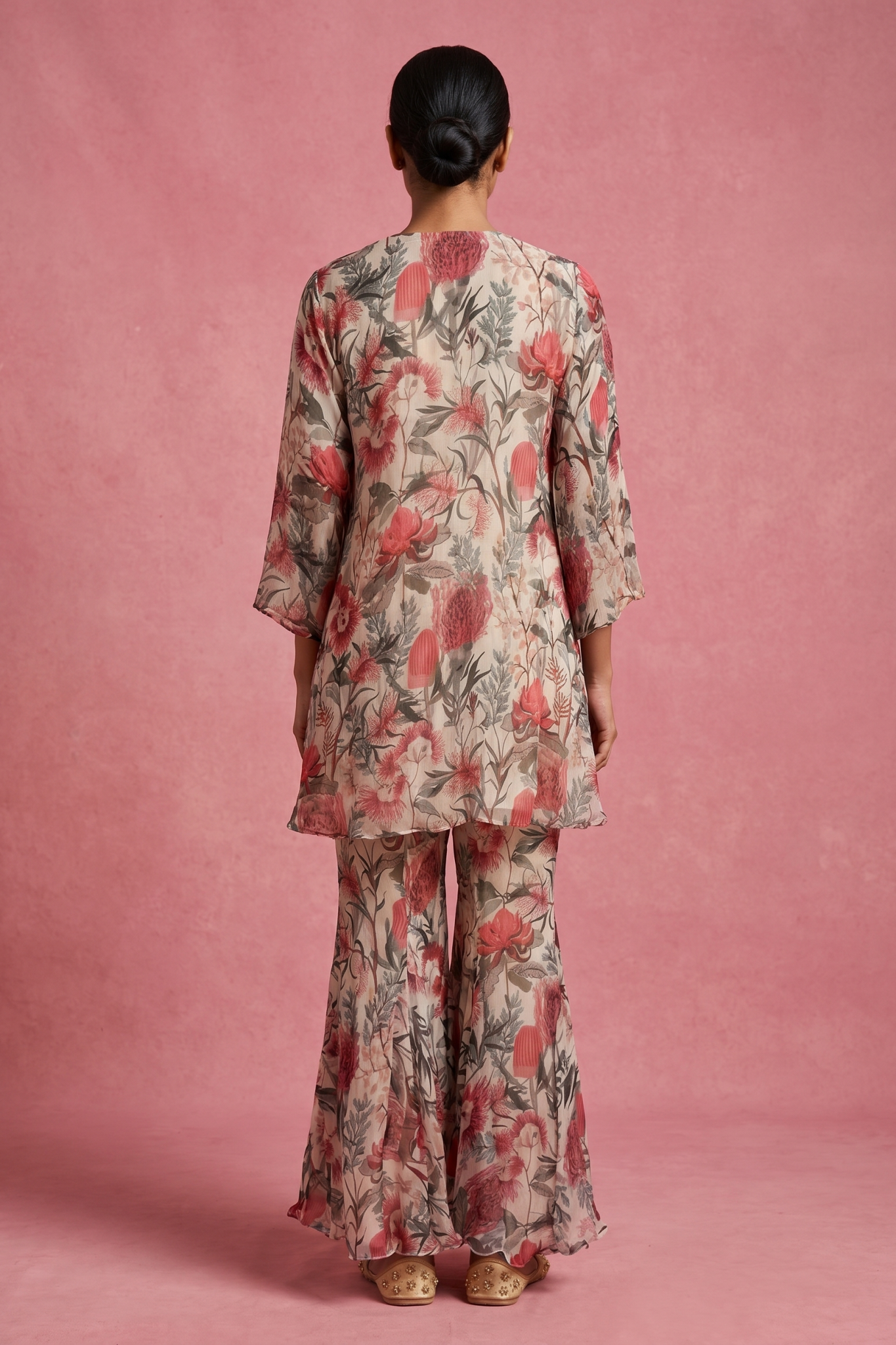 Blush Floral Printed Co-ord Set