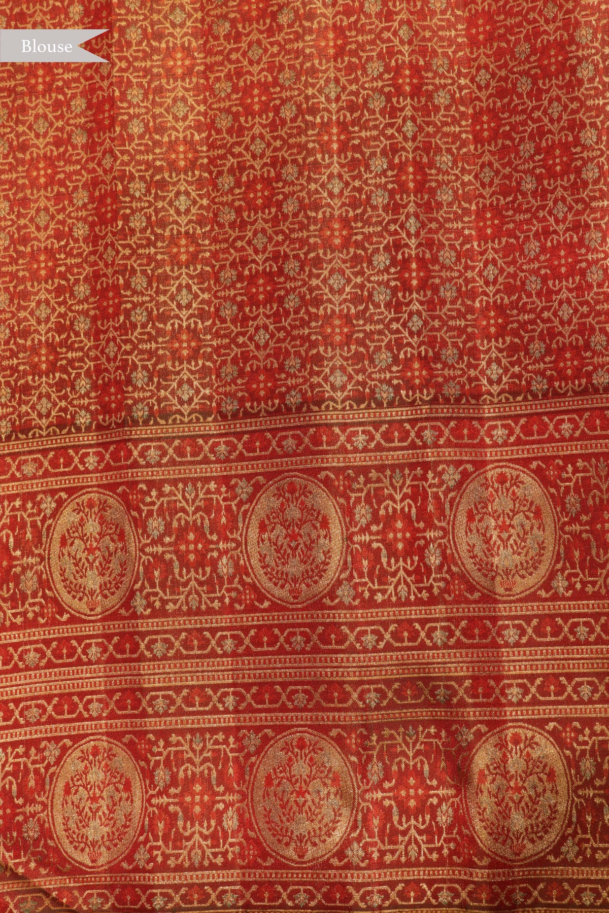 Off-White Kanchivaram Silk Saree - Mokshaa