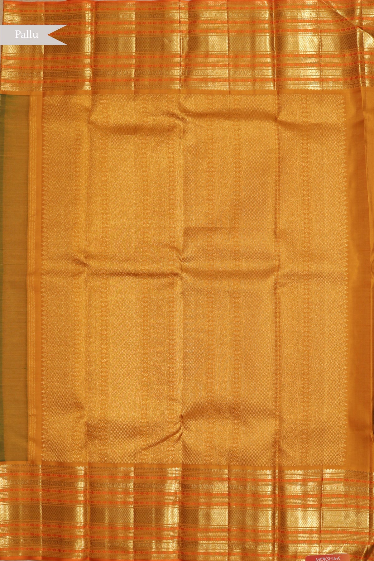 Emerald Green Coin Butti Kanchivaram Silk Saree - Mokshaa