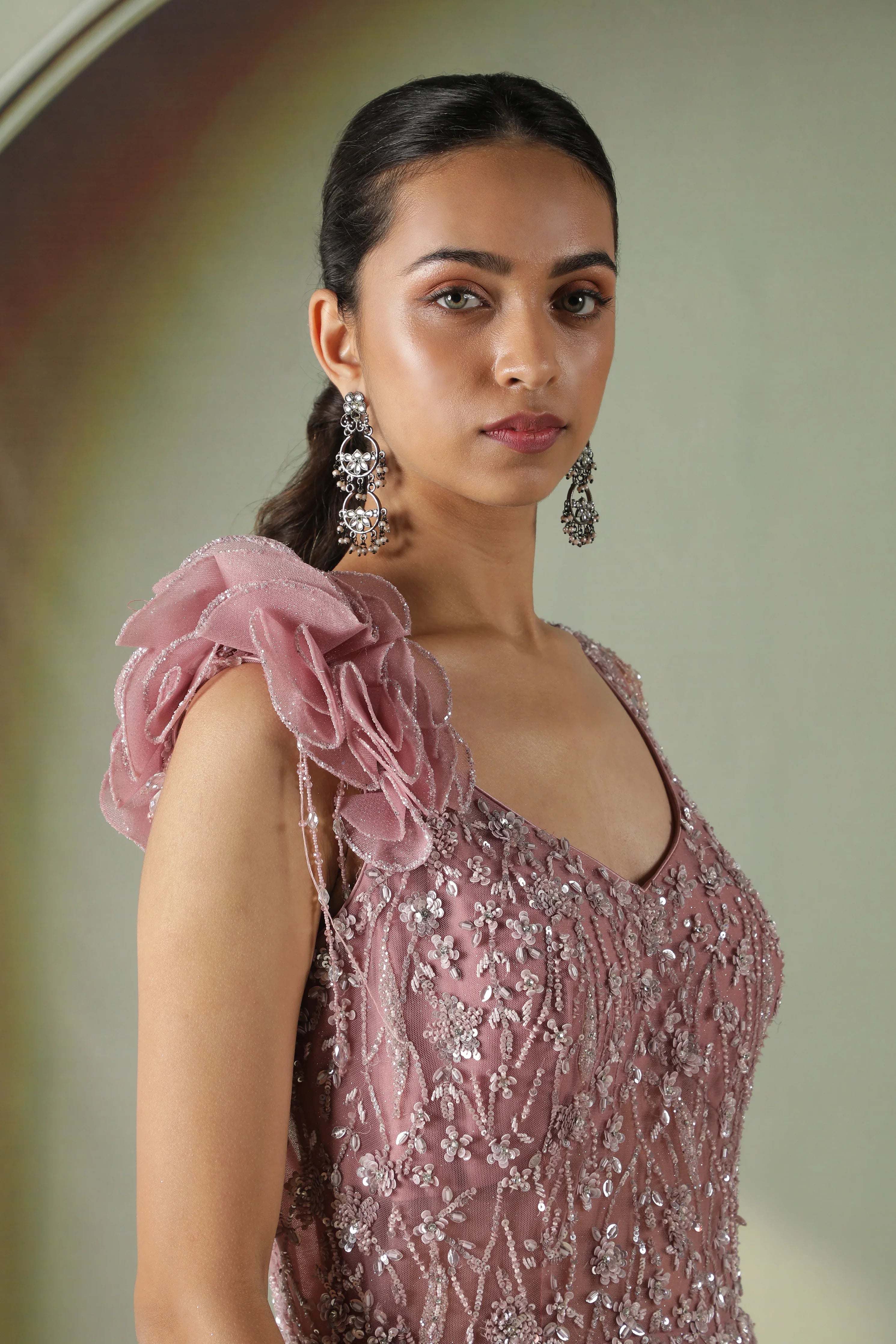 Lavender gown - Mokshaa