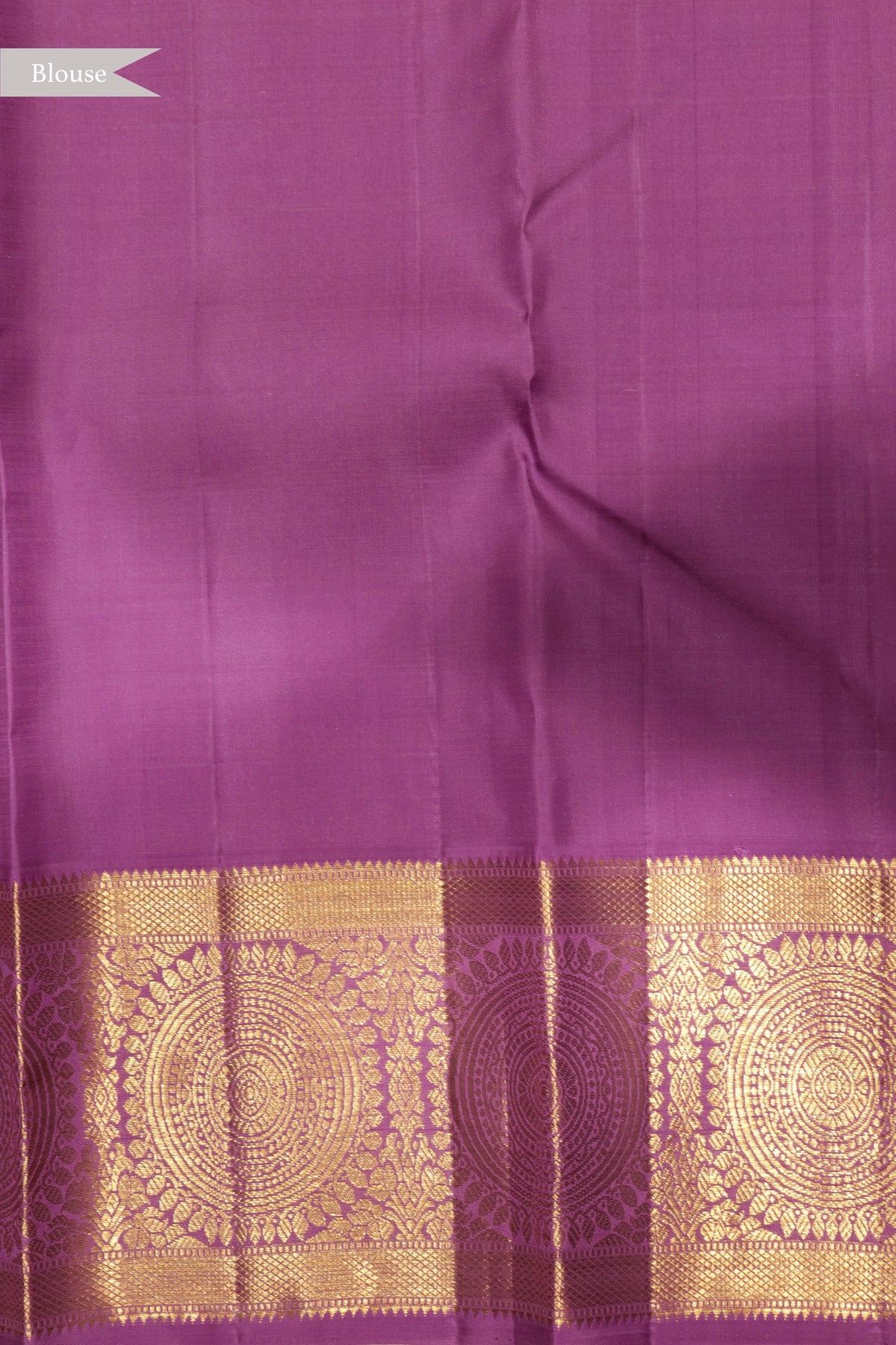 Peach Kanchivaram Silk Saree - Mokshaa