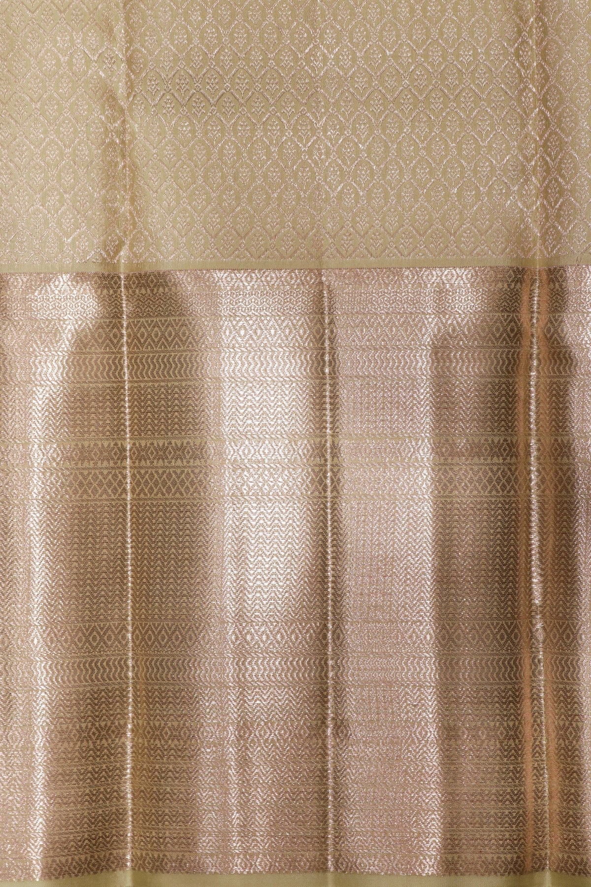 Light Pista Green Kanchivaram Silk Saree - Mokshaa