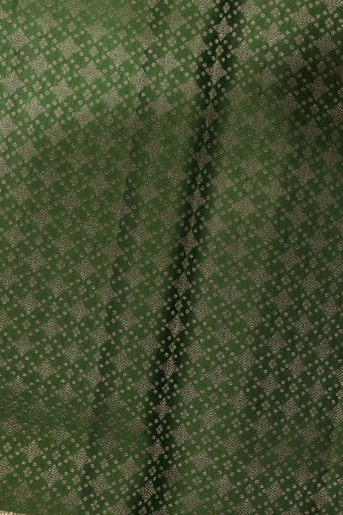 Leaf Green Kanchivaram Silk Saree - Mokshaa