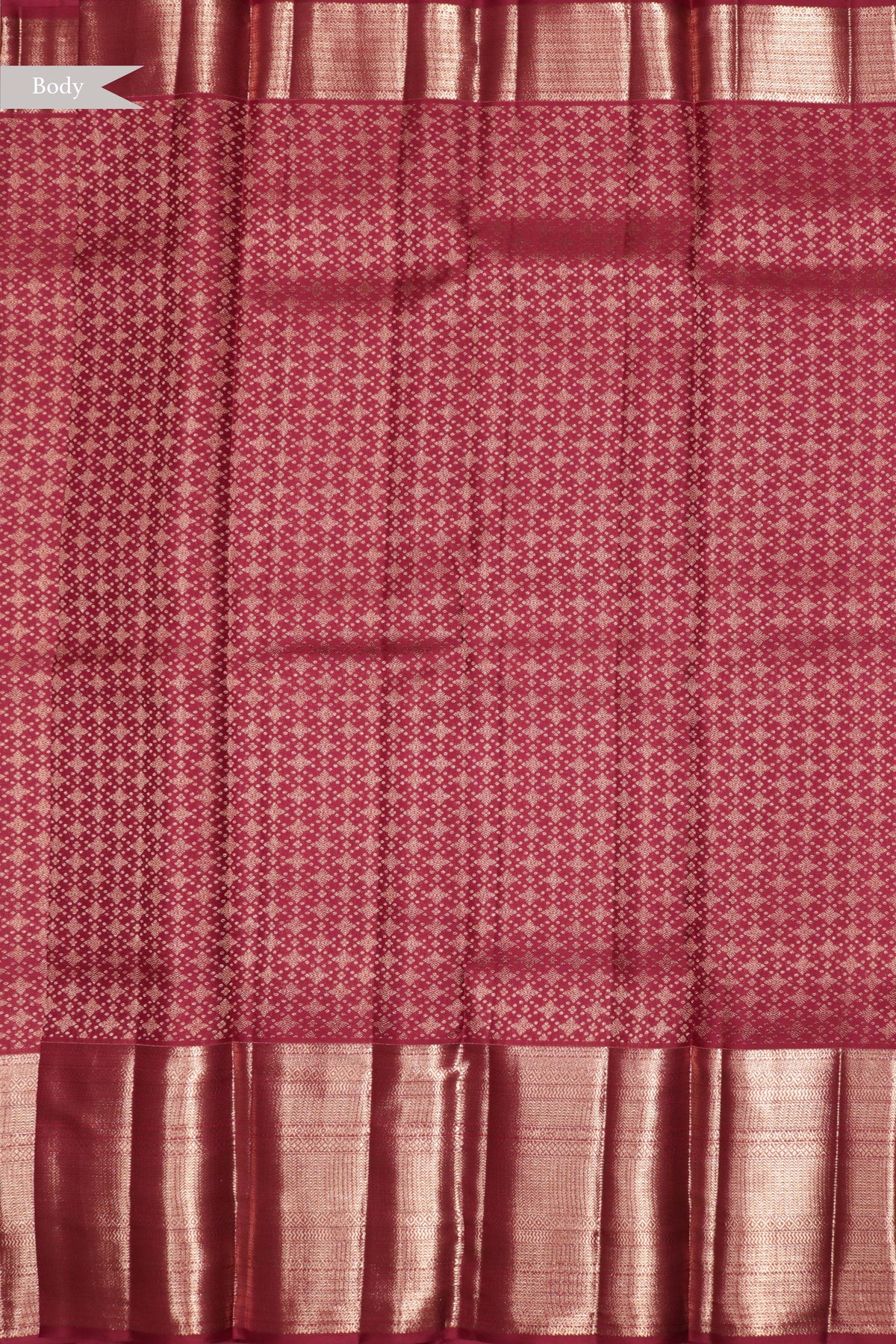Onion Pink Kanchivaram Silk Saree - Mokshaa