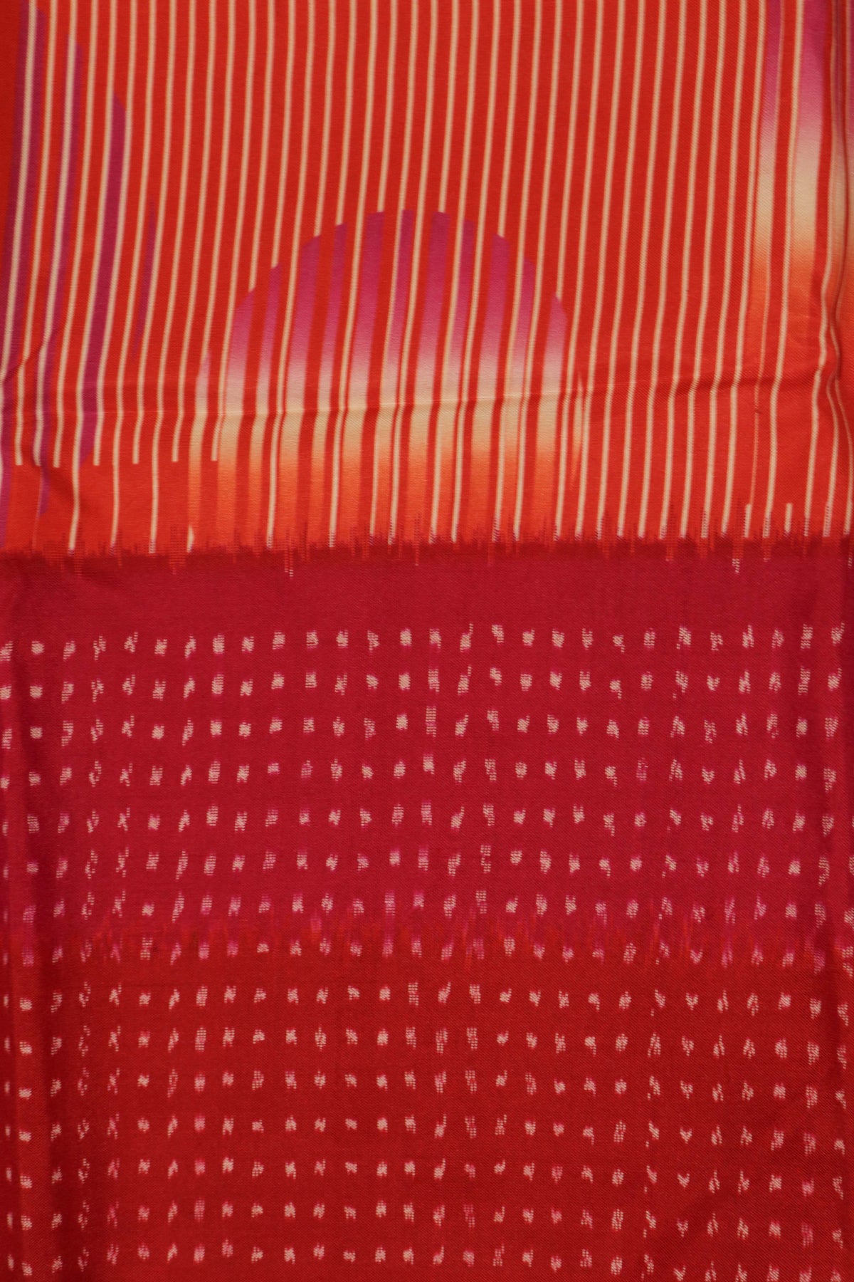 Red Patola Silk Saree - Mokshaa