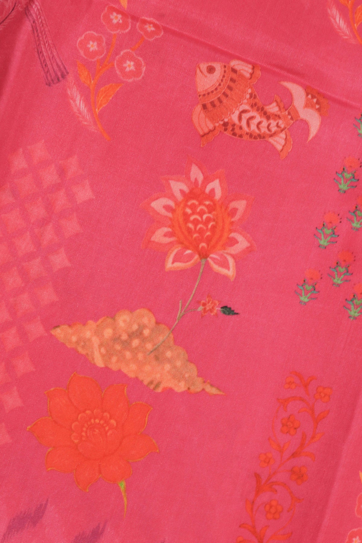 Pink Patola Silk Saree - Mokshaa