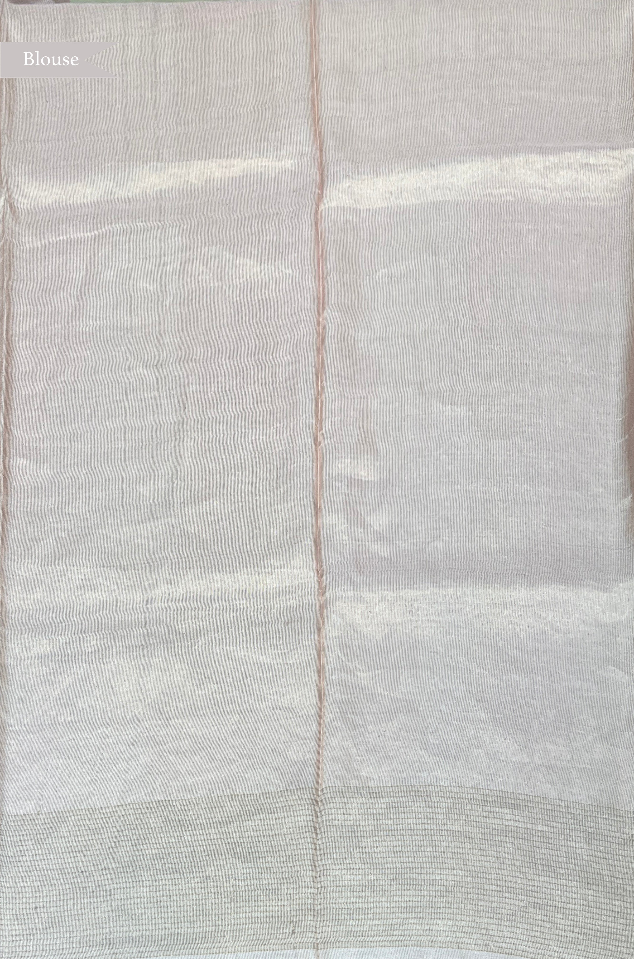 Off White Tussar Silk Saree