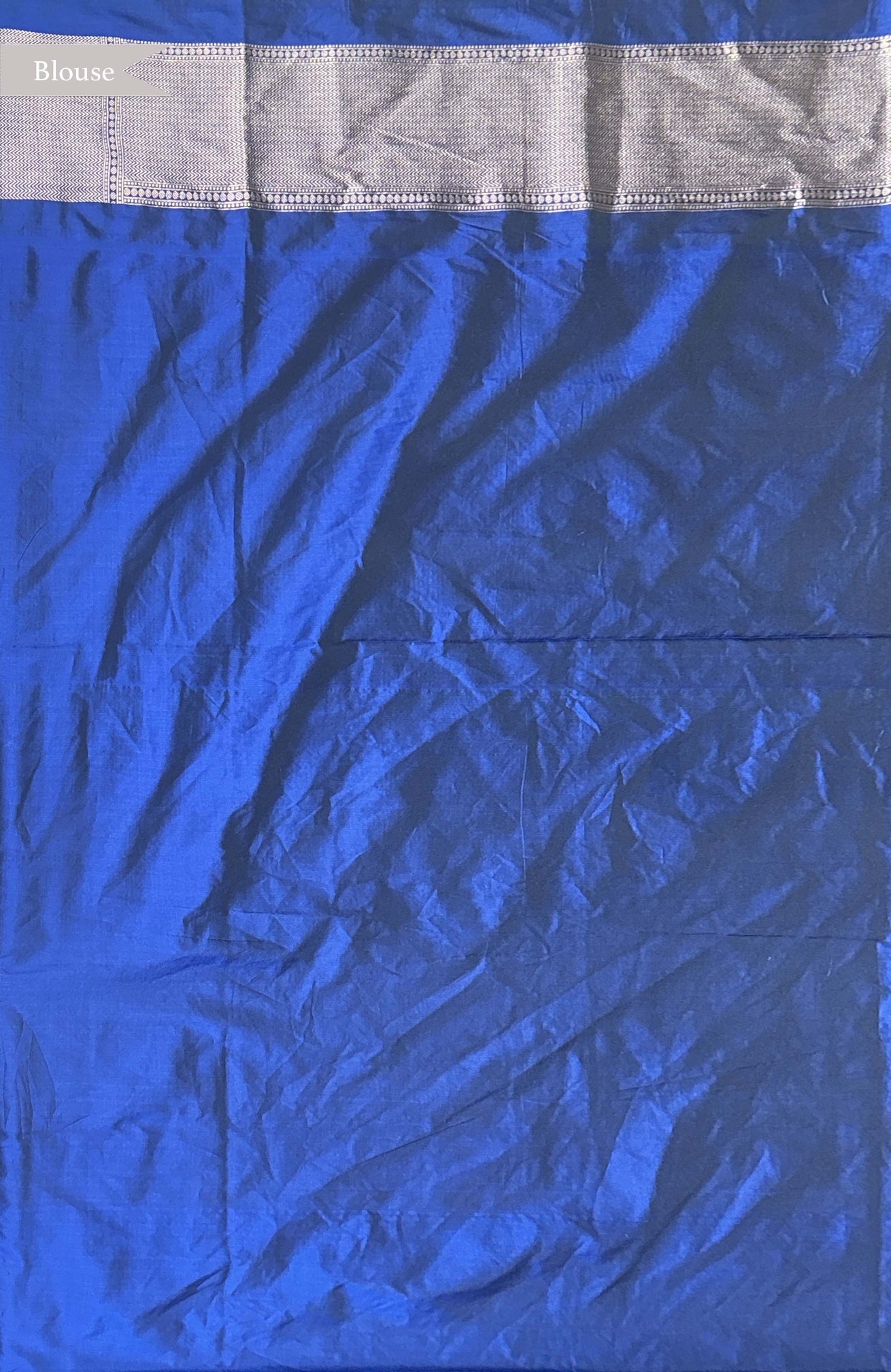 Royal Blue Banarasi Silk Saree