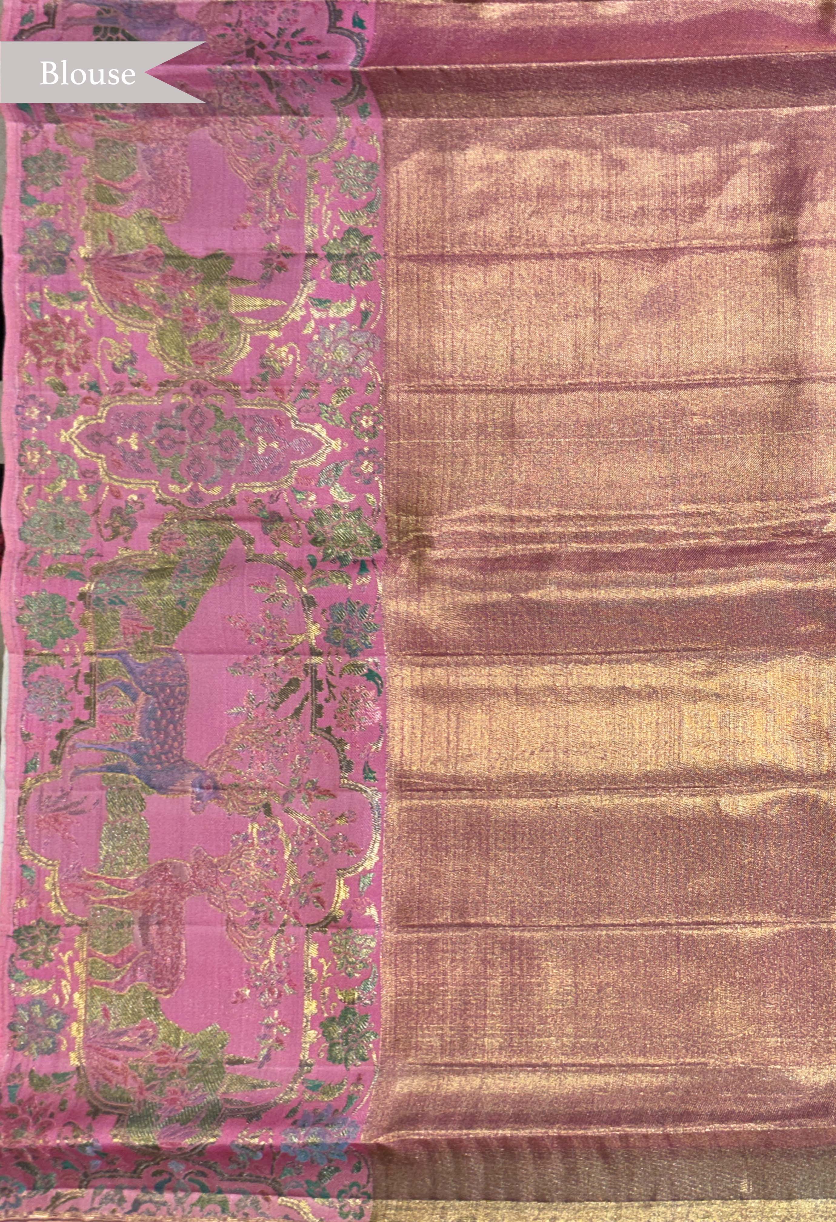 Gold Kanchivaram Tissue Silk Saree