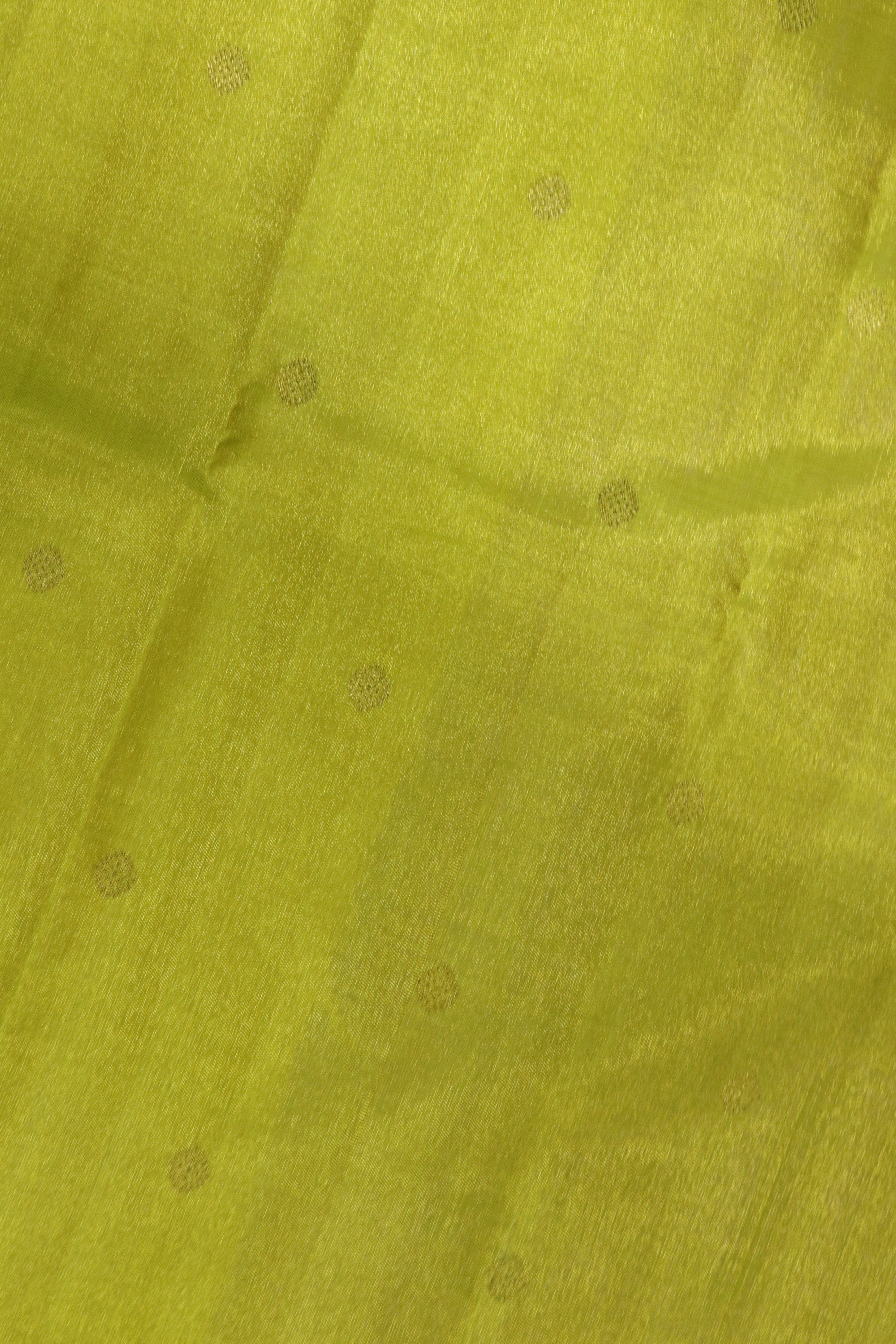 Lemon Yellow Kanchivaram Silk Tissue Saree with Lotus Pink Vana Singaram Border