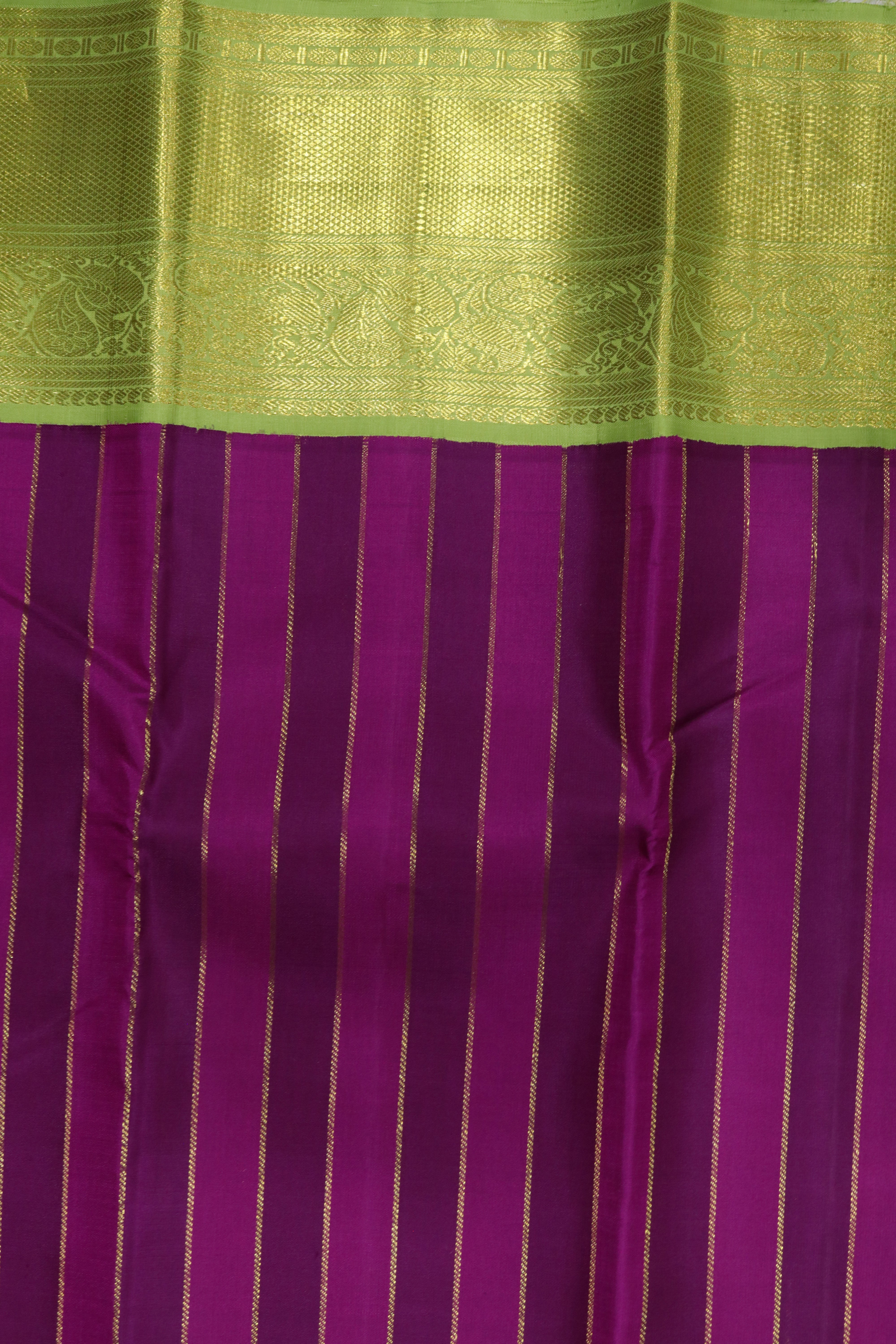 Deep Magenta Kanchivaram Silk Saree