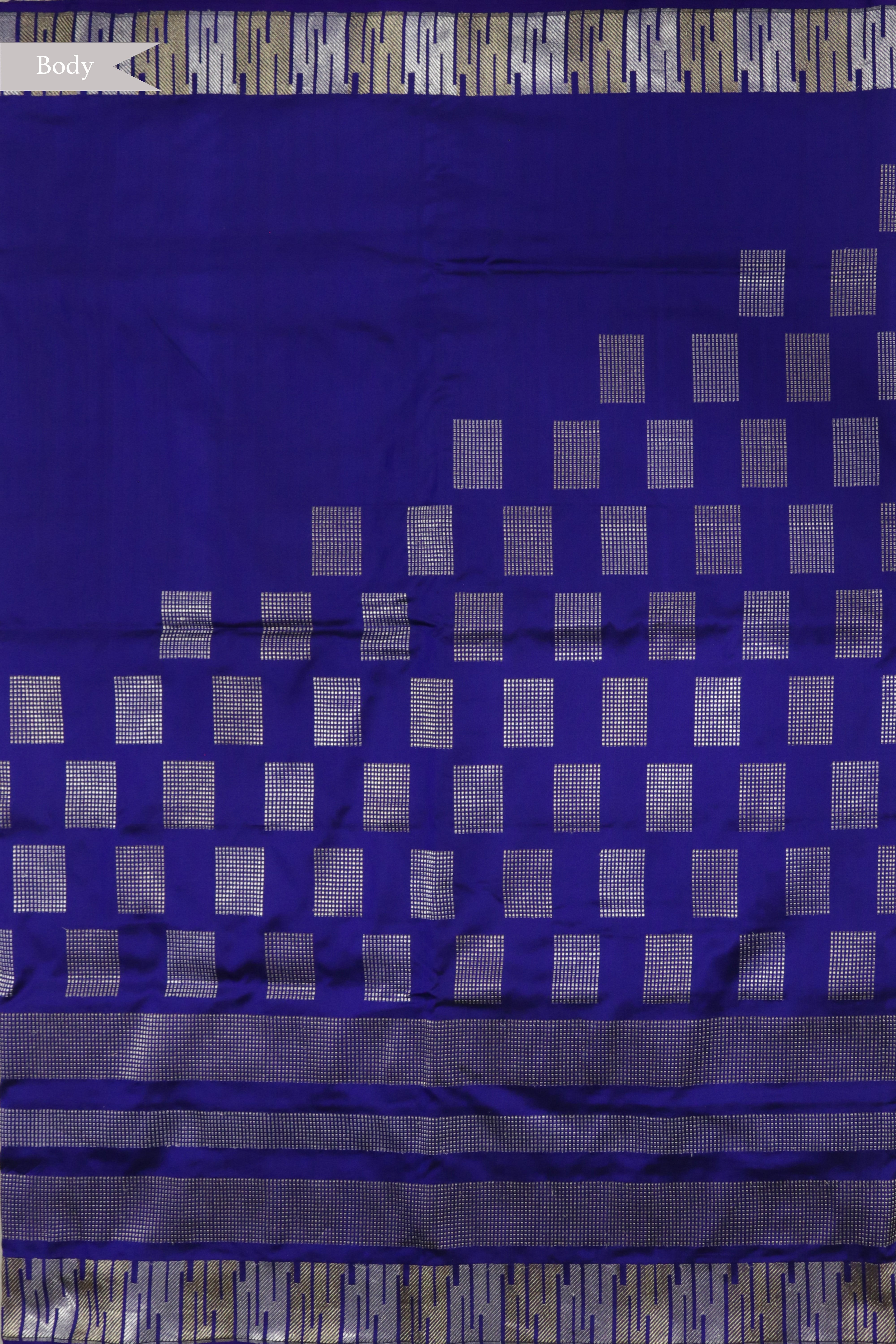 Royal Blue Banarasi Silk Saree