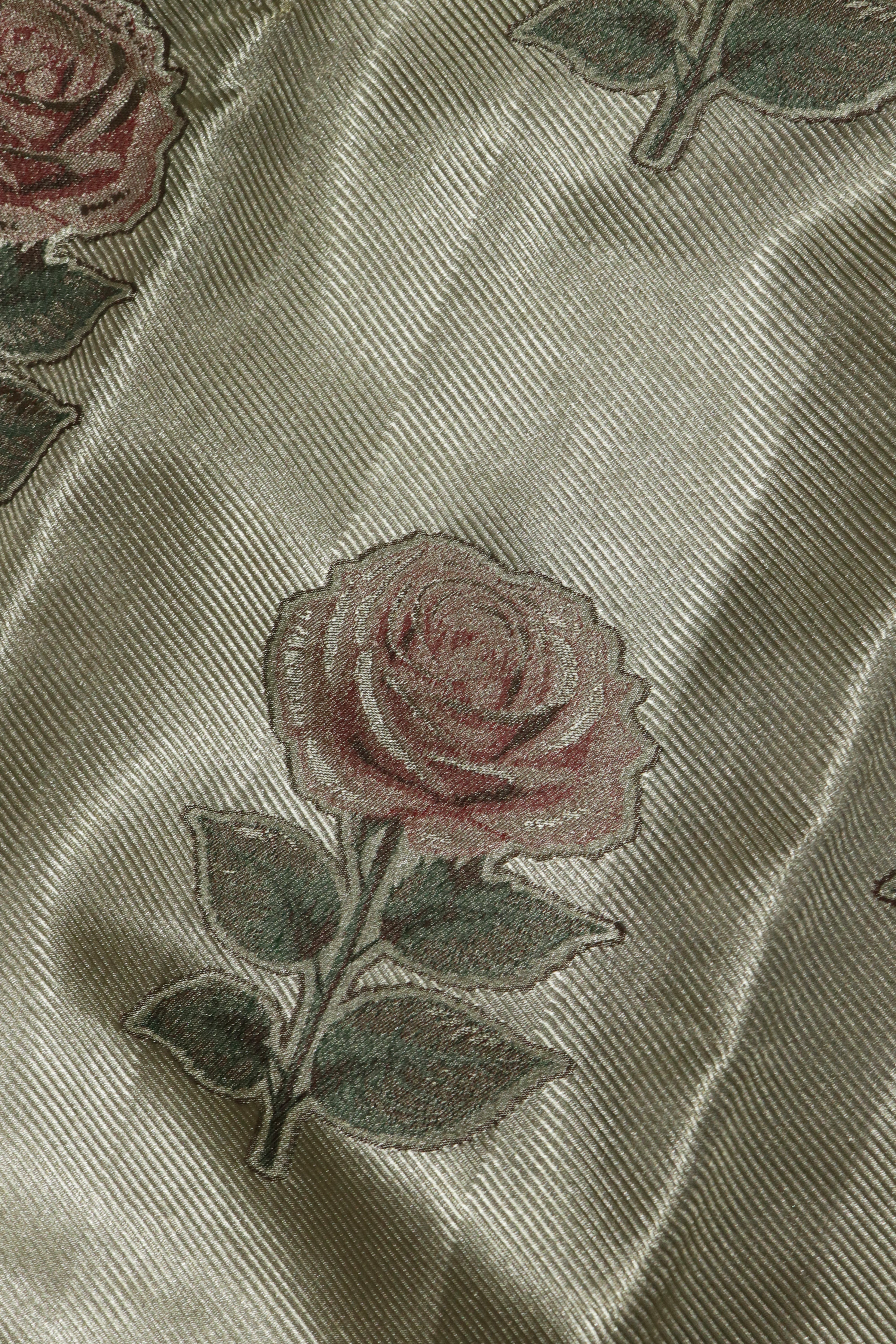 Silver Kanchivaram Tissue Silk Saree
