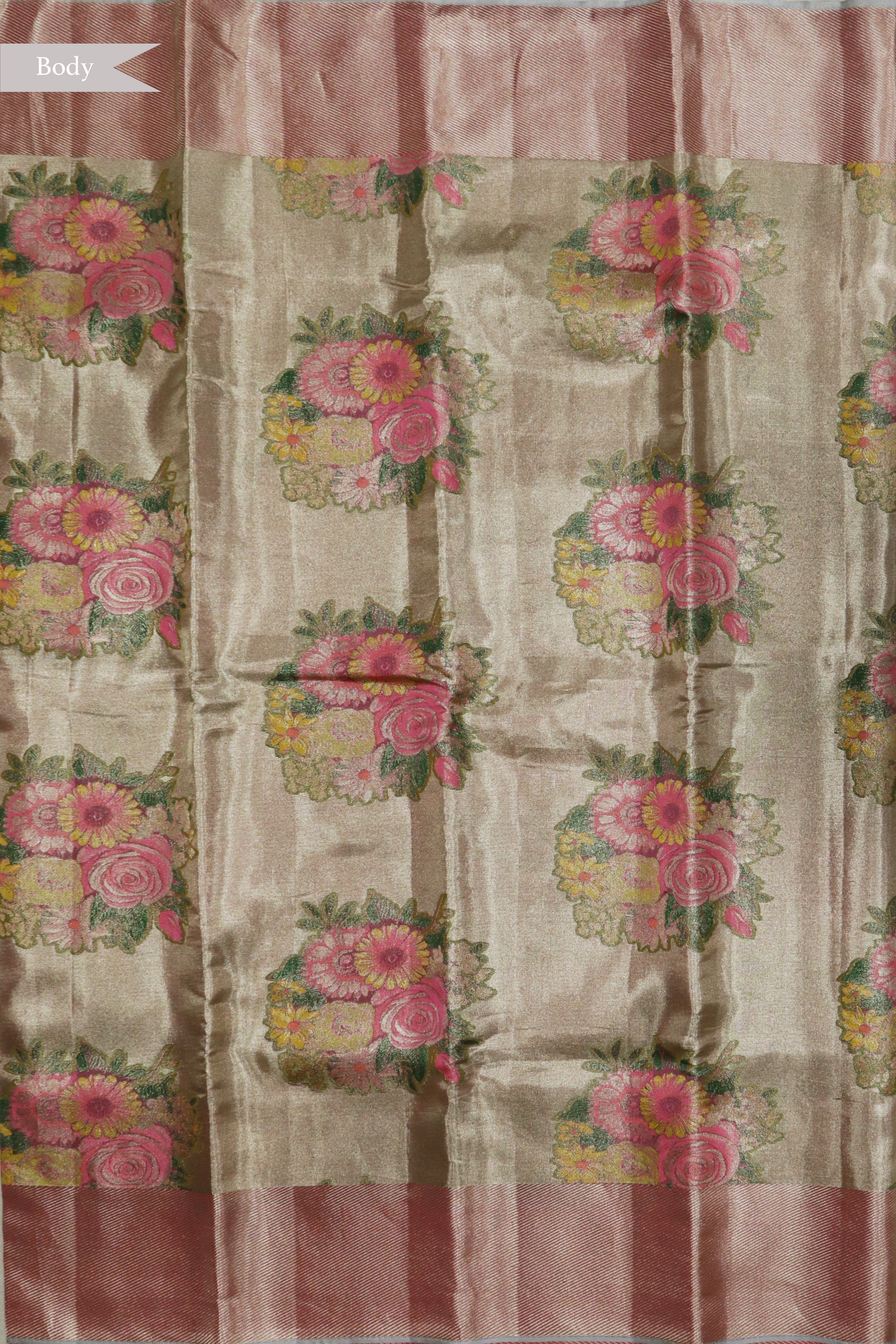 Silver Kanchivaram Tissue Silk Saree