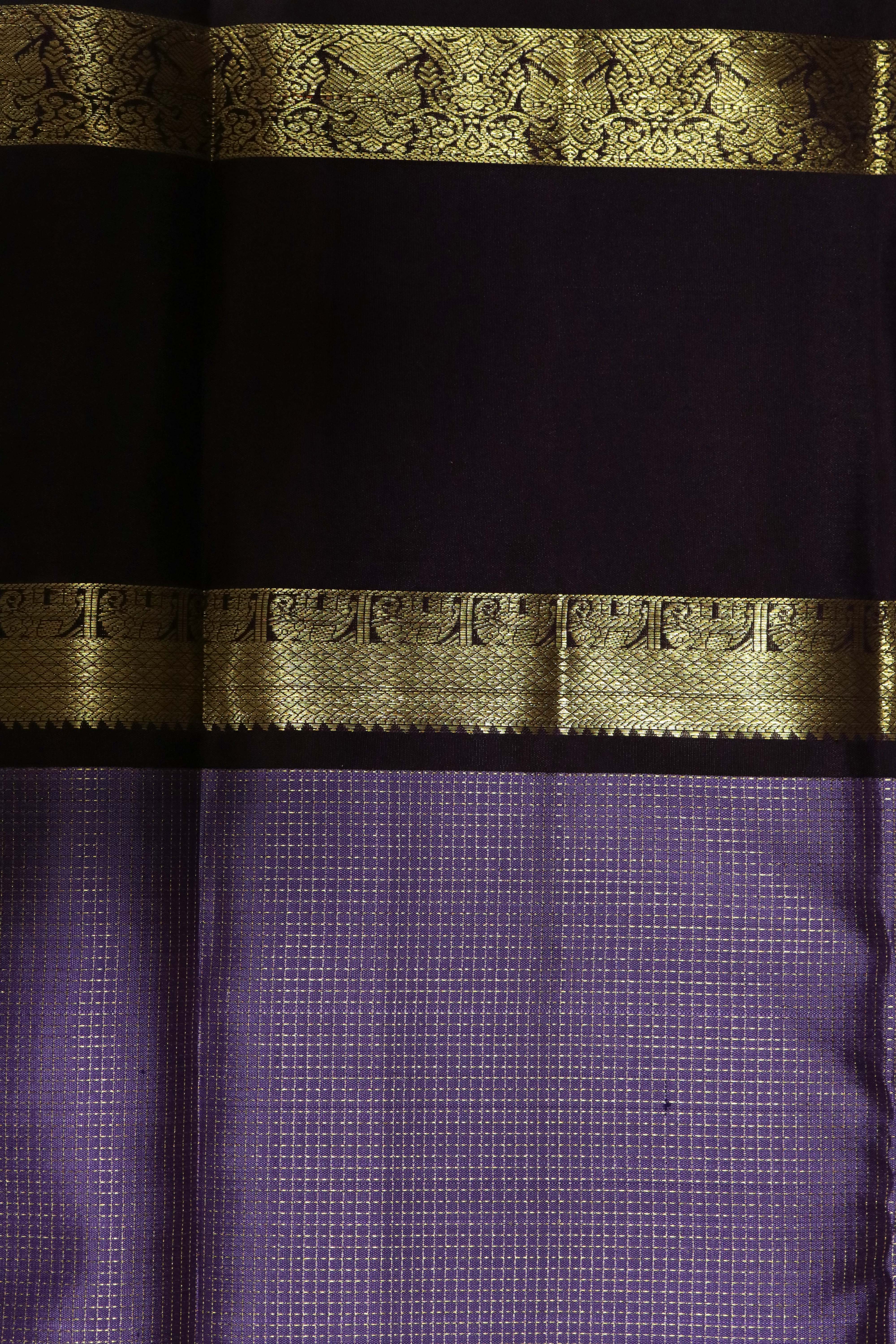 Lavender Kanchivaram Silk Saree