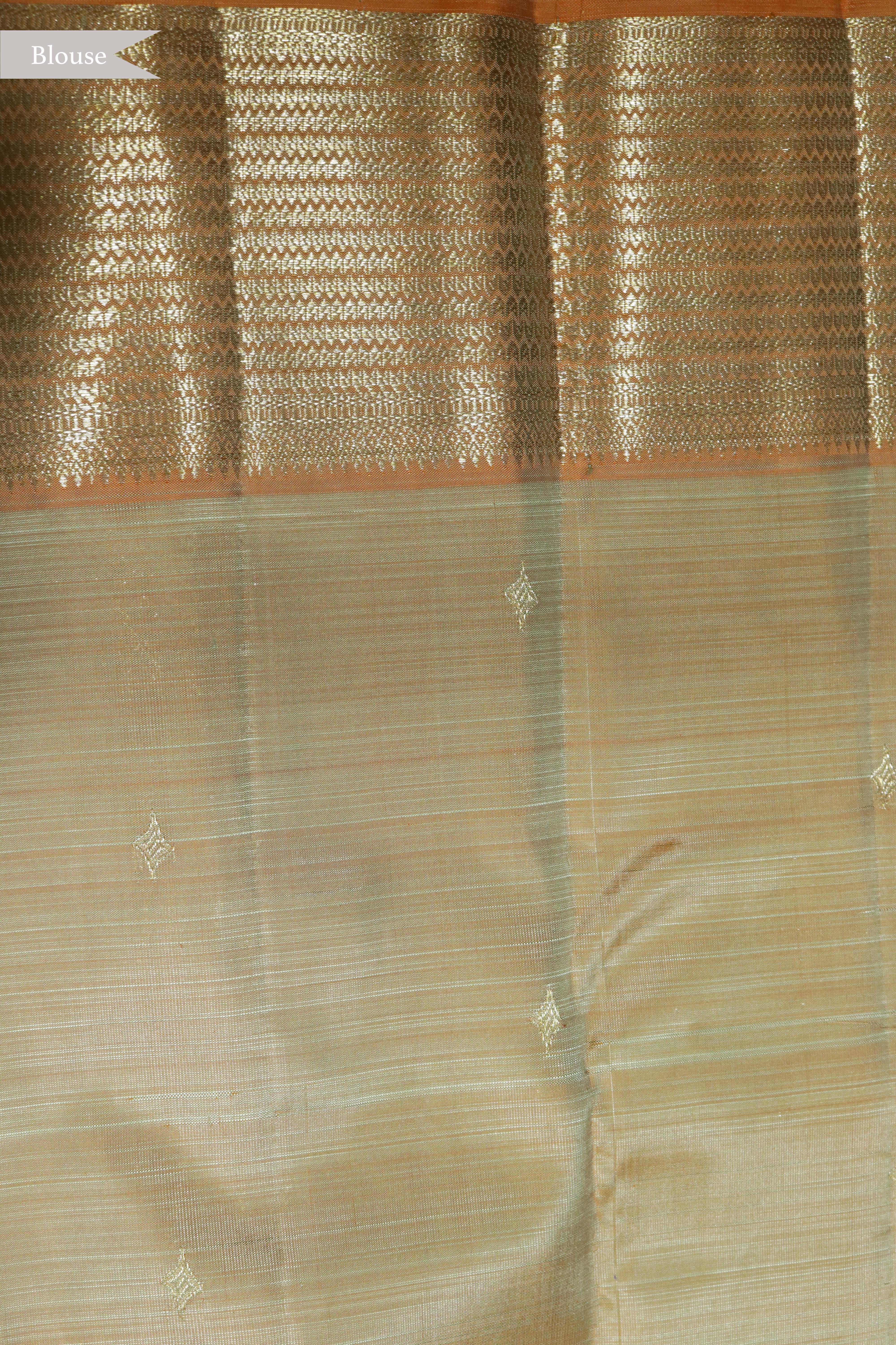 Pista Green Kanchivaram Silk Saree