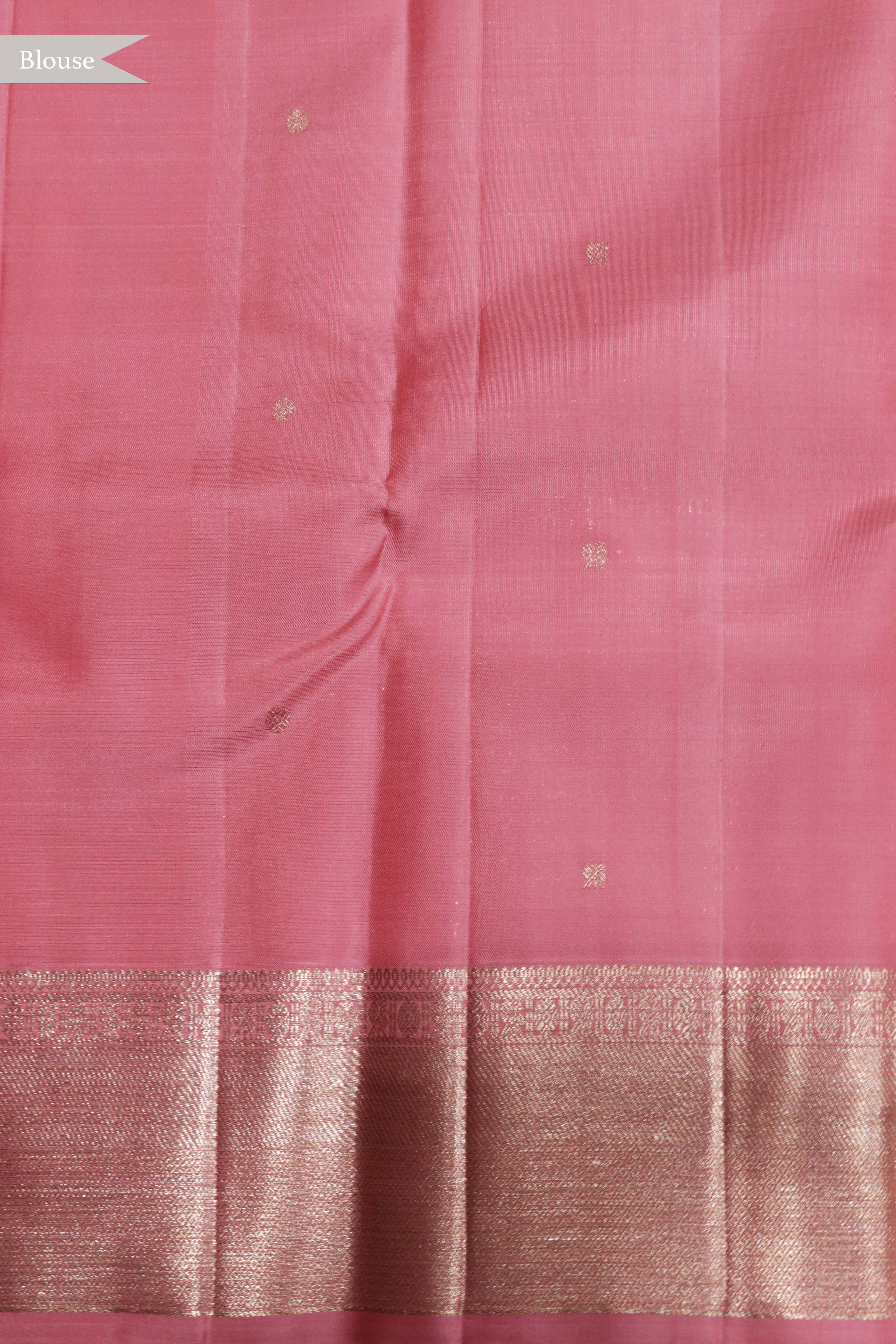 Pink Kanchivaram Silk Saree