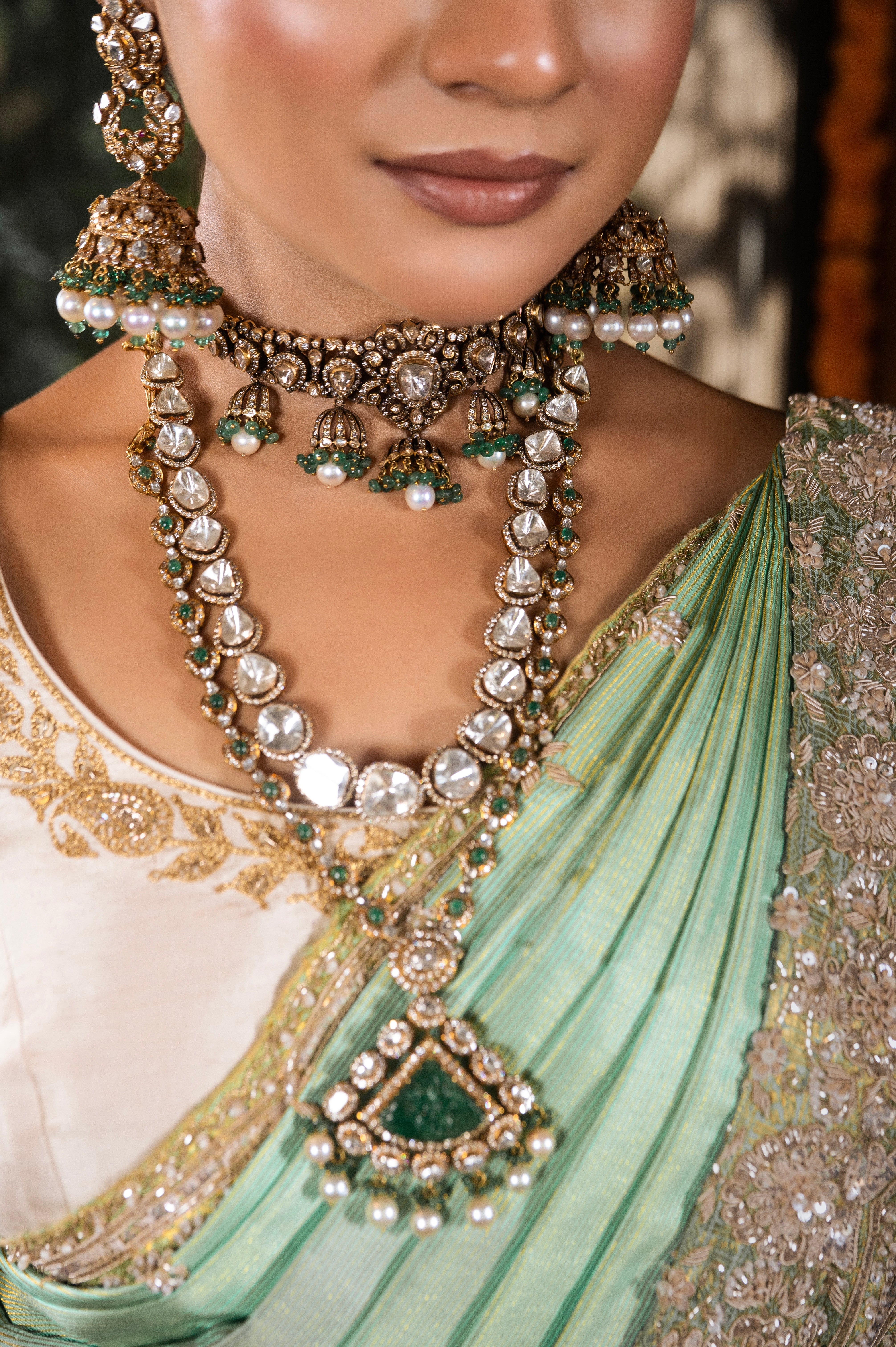 Sea Green Kanchivaram Silk Saree