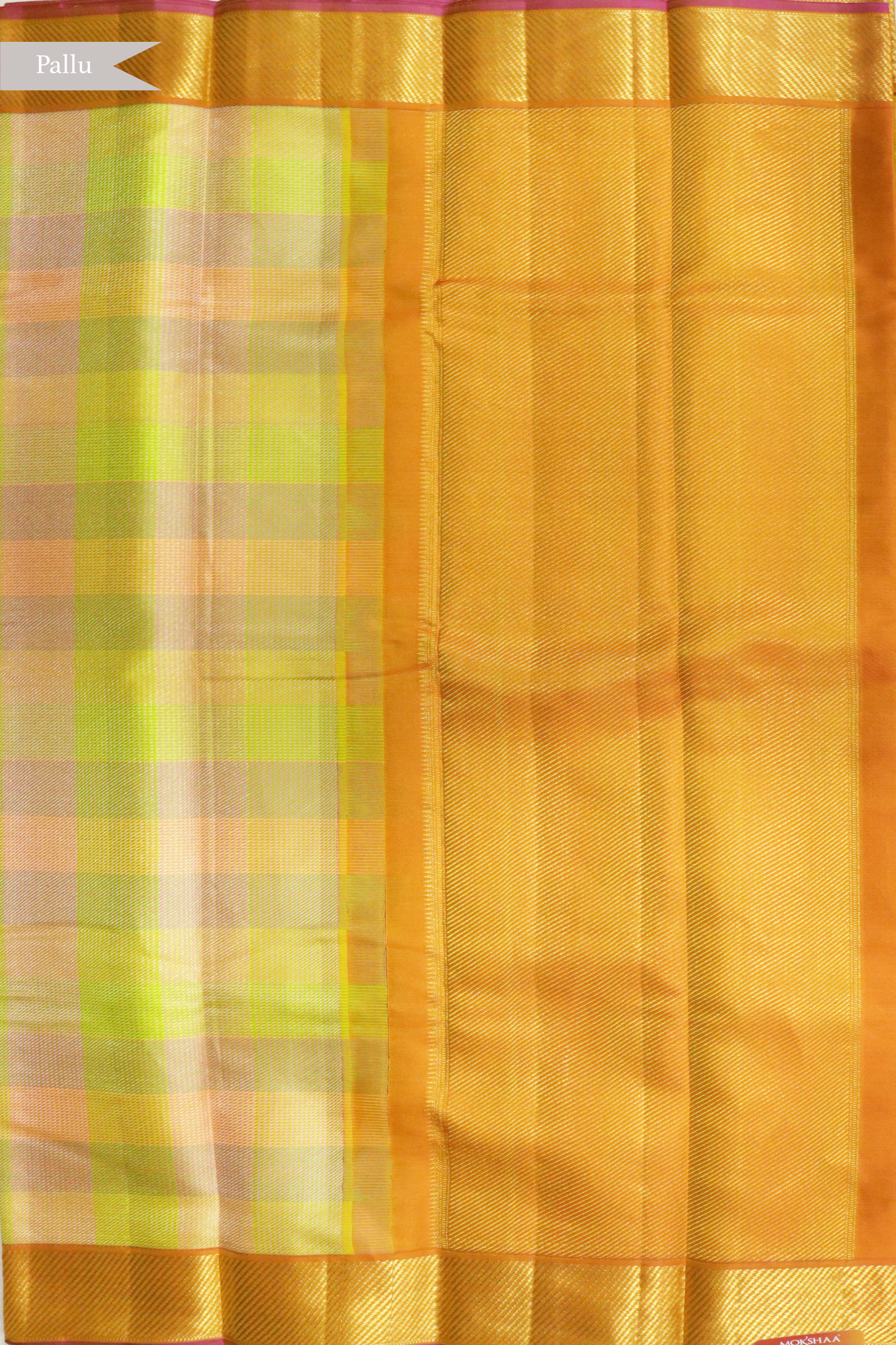 Pastel Lime Kanchivaram Silk Saree