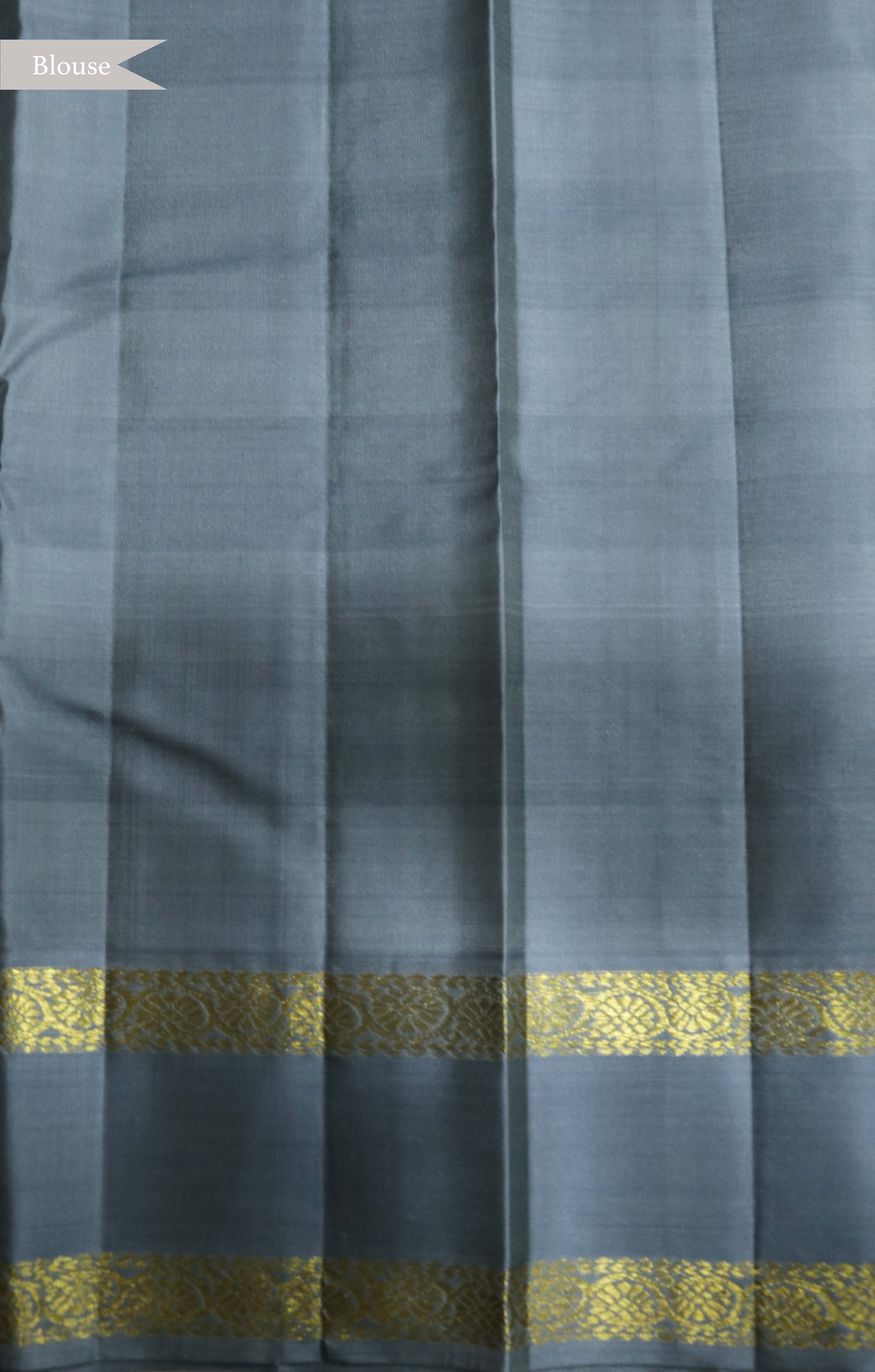 Pastel Kanchivaram Silk Saree