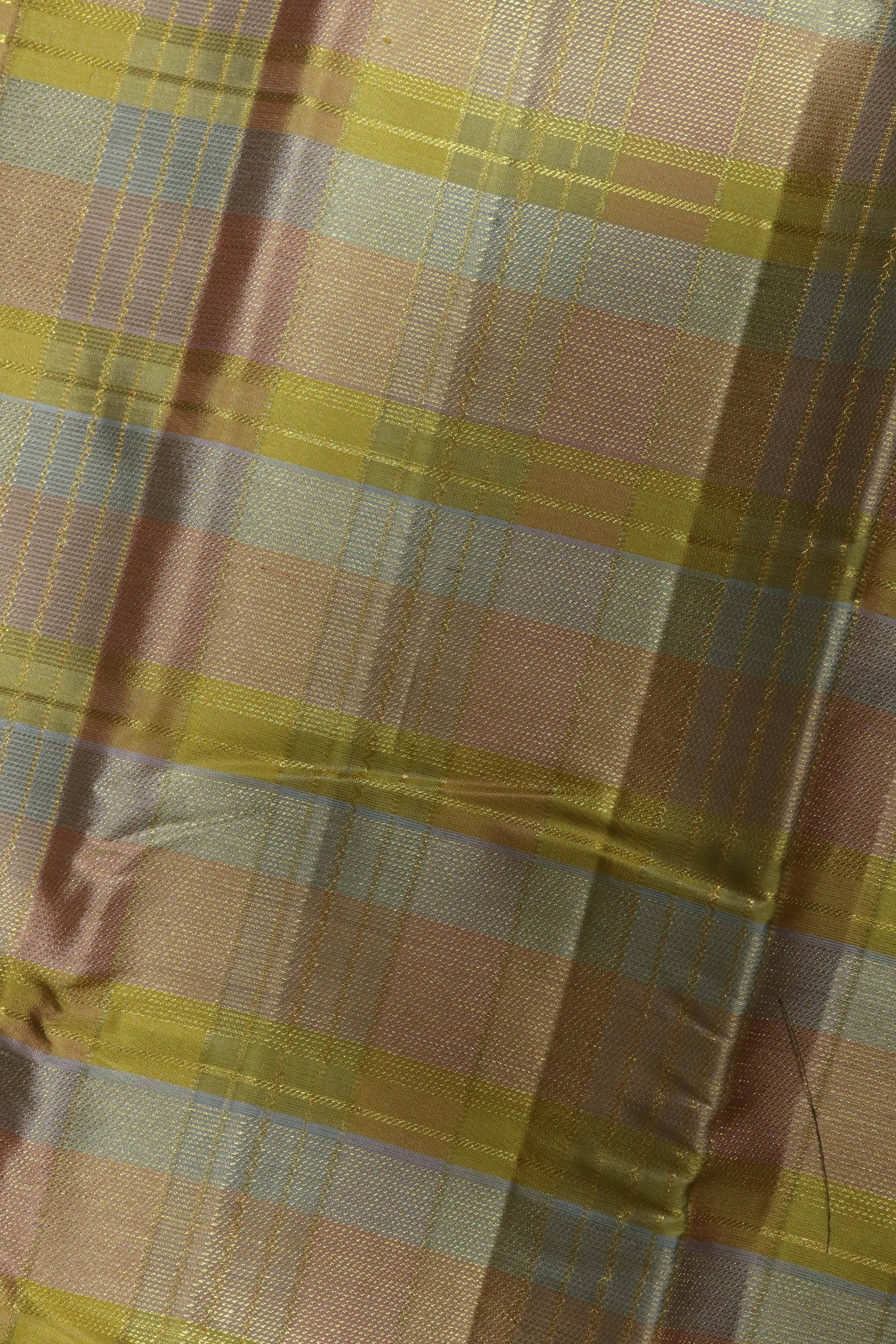 Pastel Kanchivaram Silk Saree