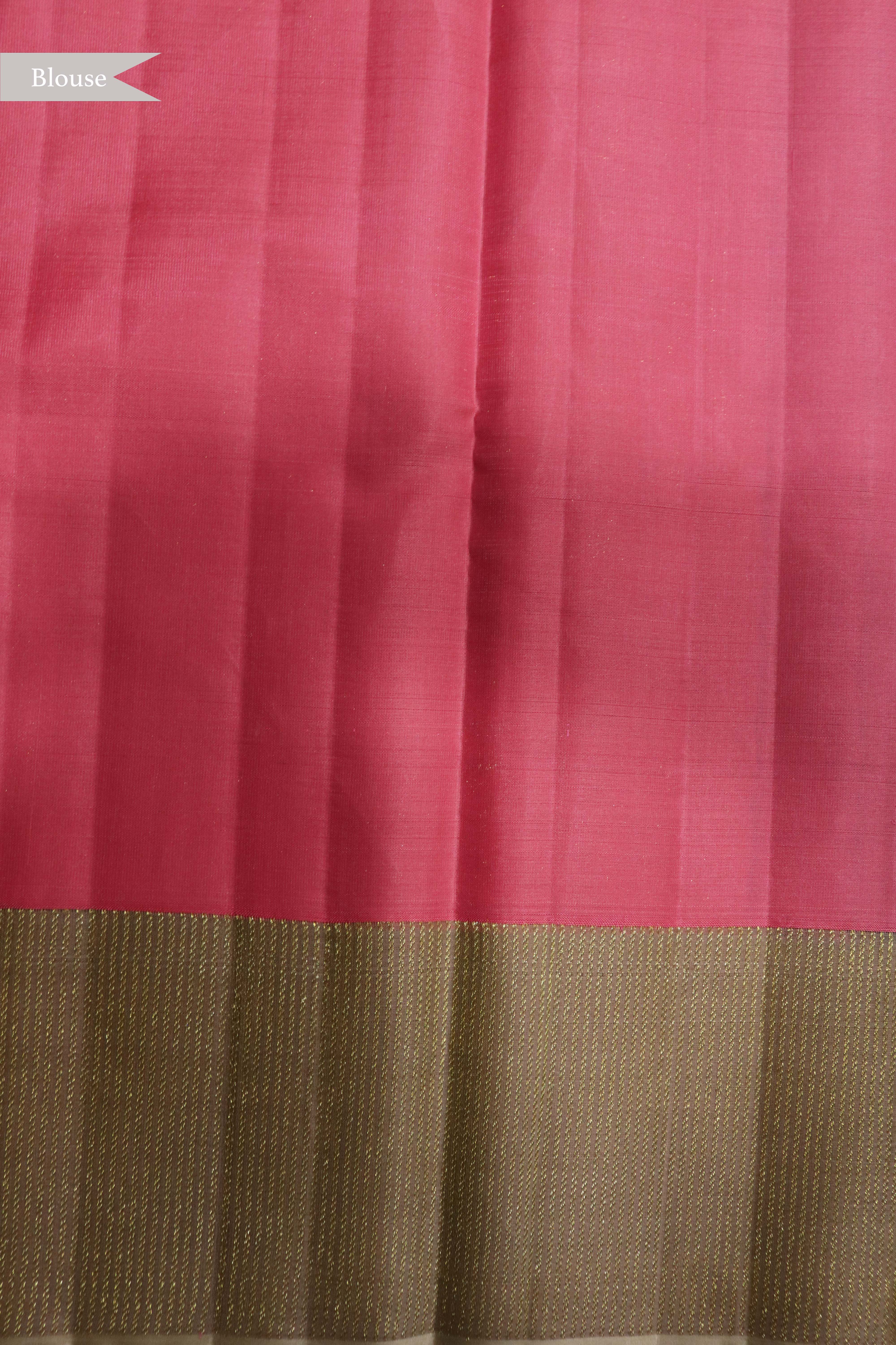 Navy Blue Kanchivaram Silk Saree