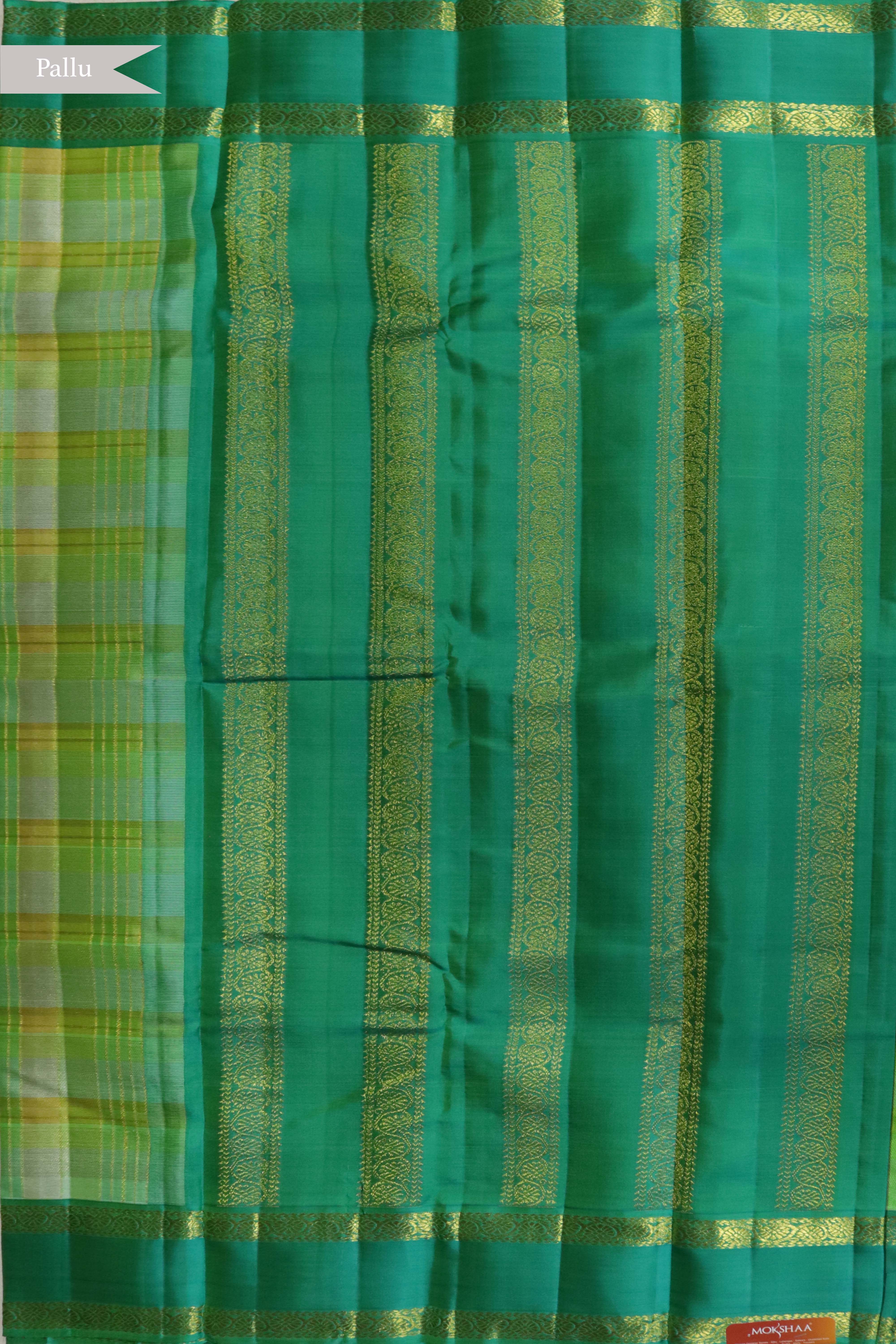 Pastel Green Kanchivaram Silk Saree