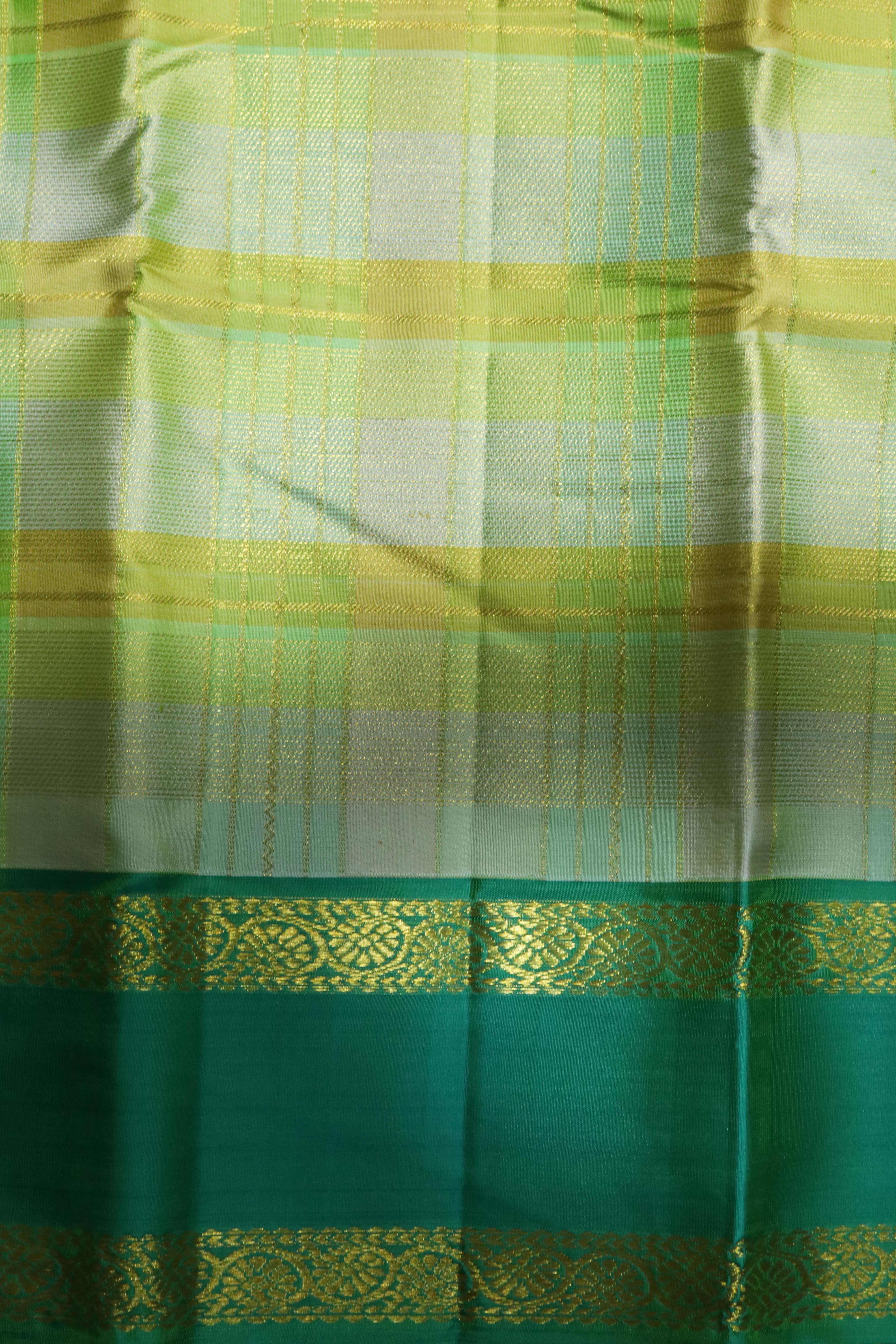 Pastel Green Kanchivaram Silk Saree
