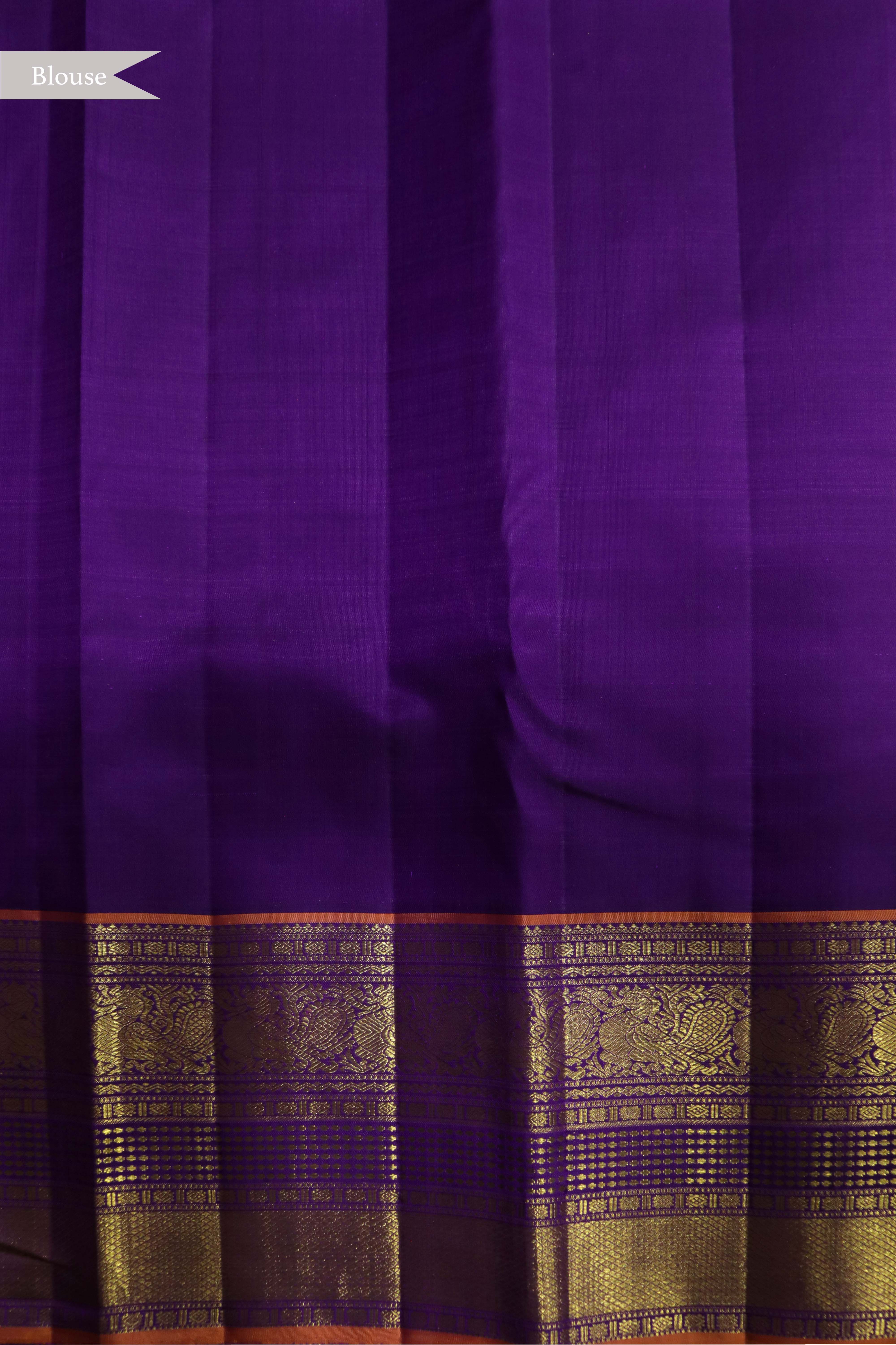 Mustard Yellow Kanchivaram Silk Saree