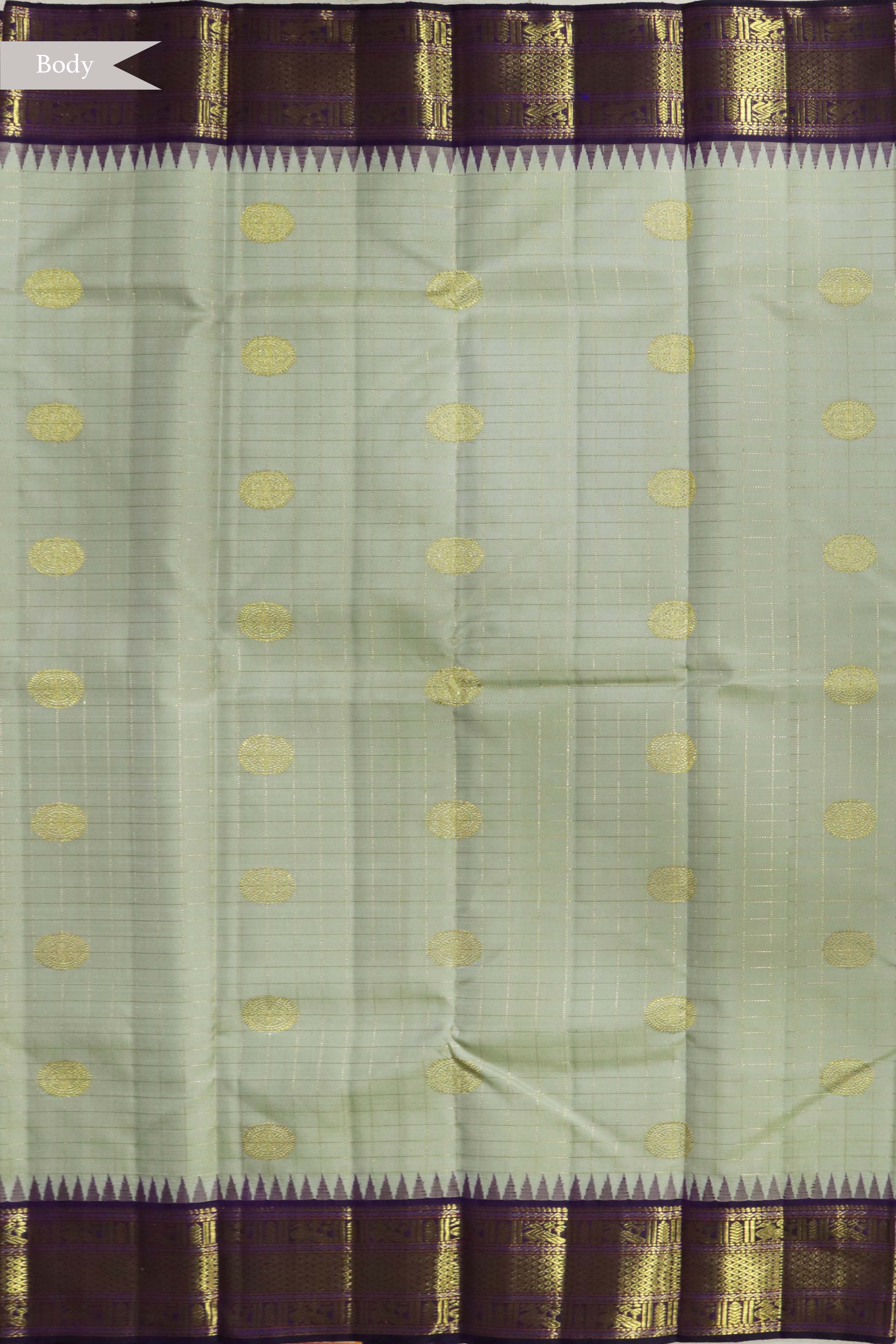 Pastel Green Kanchivaram Saree