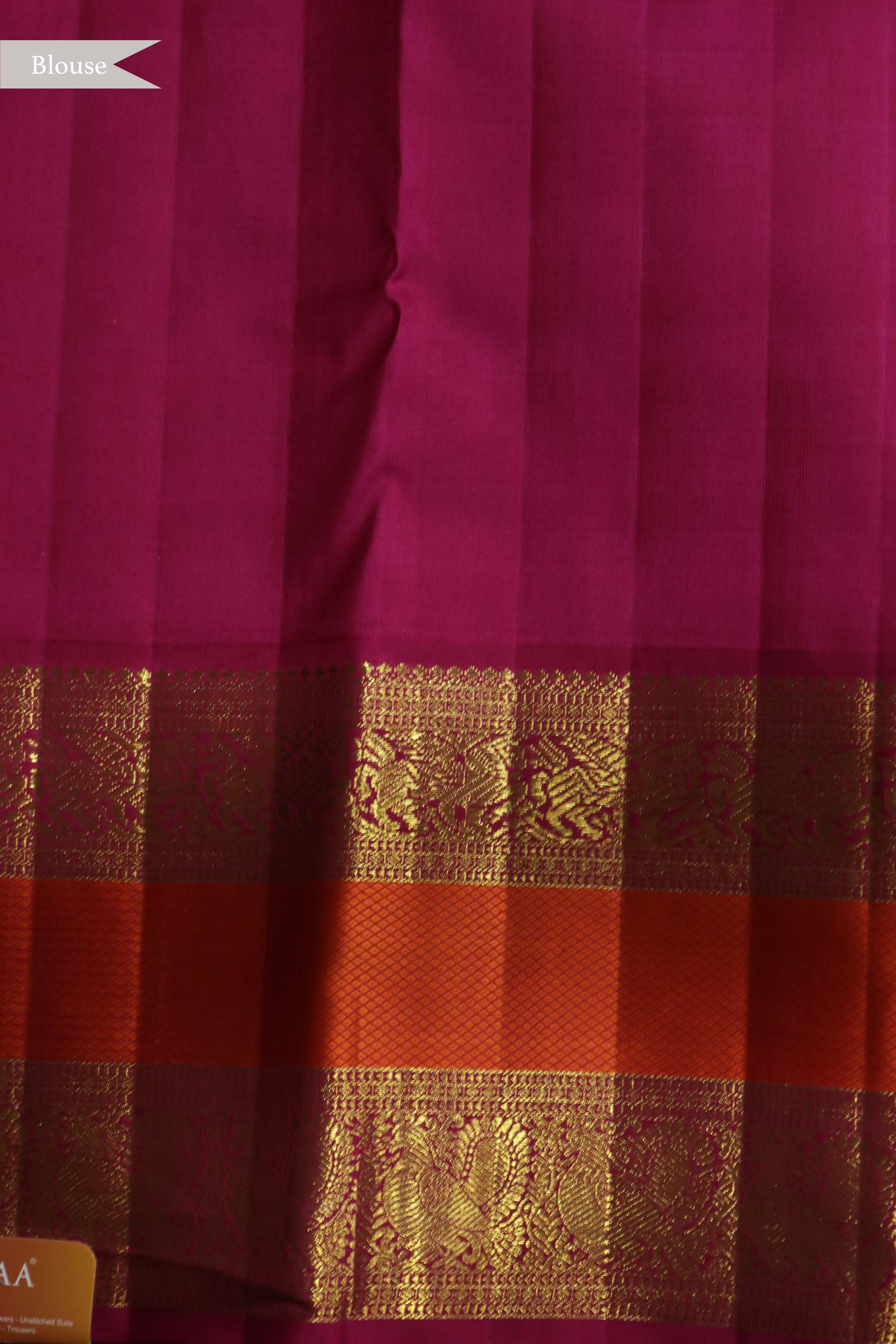 Pastel Green Kanchivaram Silk Saree