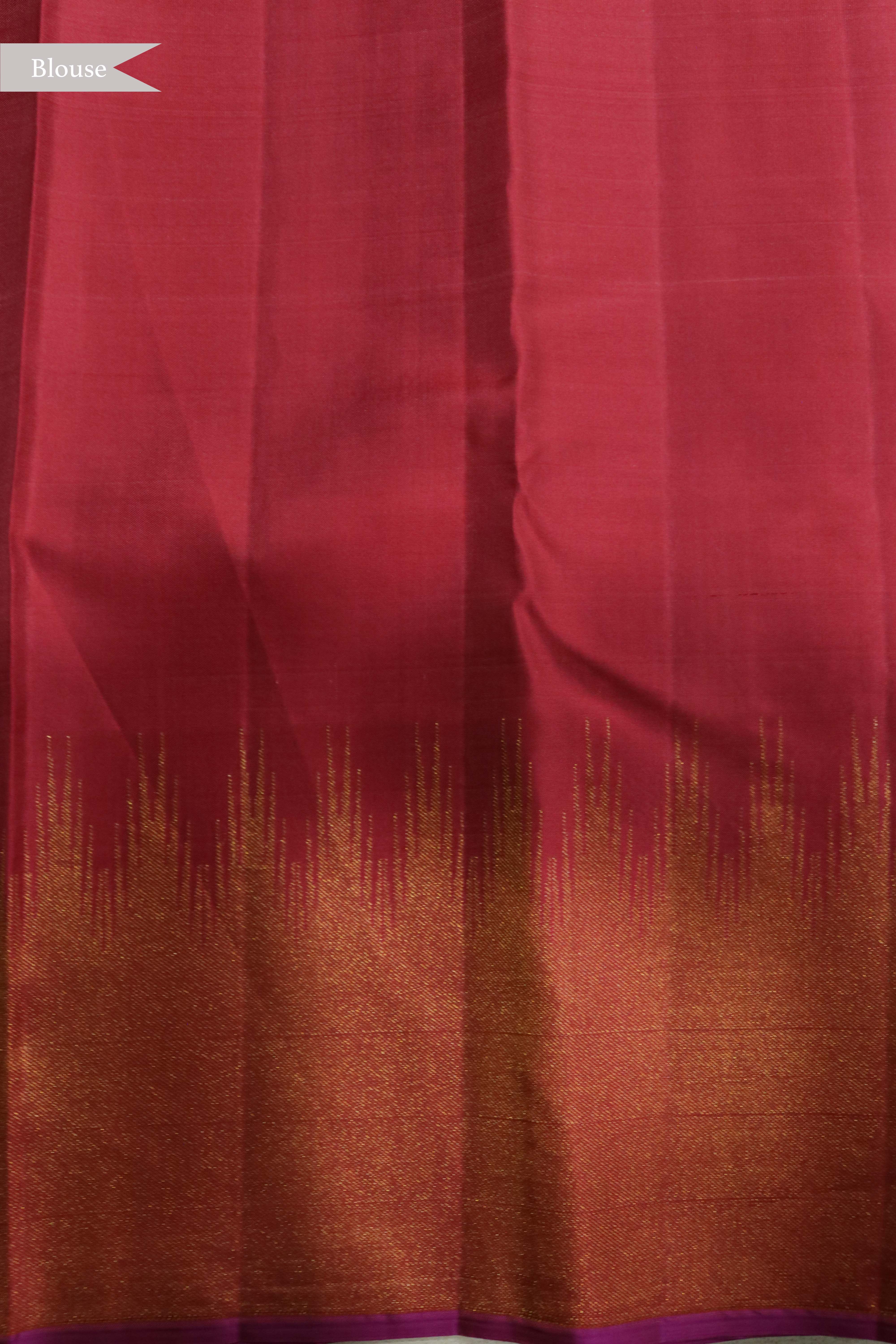 Multicolour Kanchivaram Silk Saree