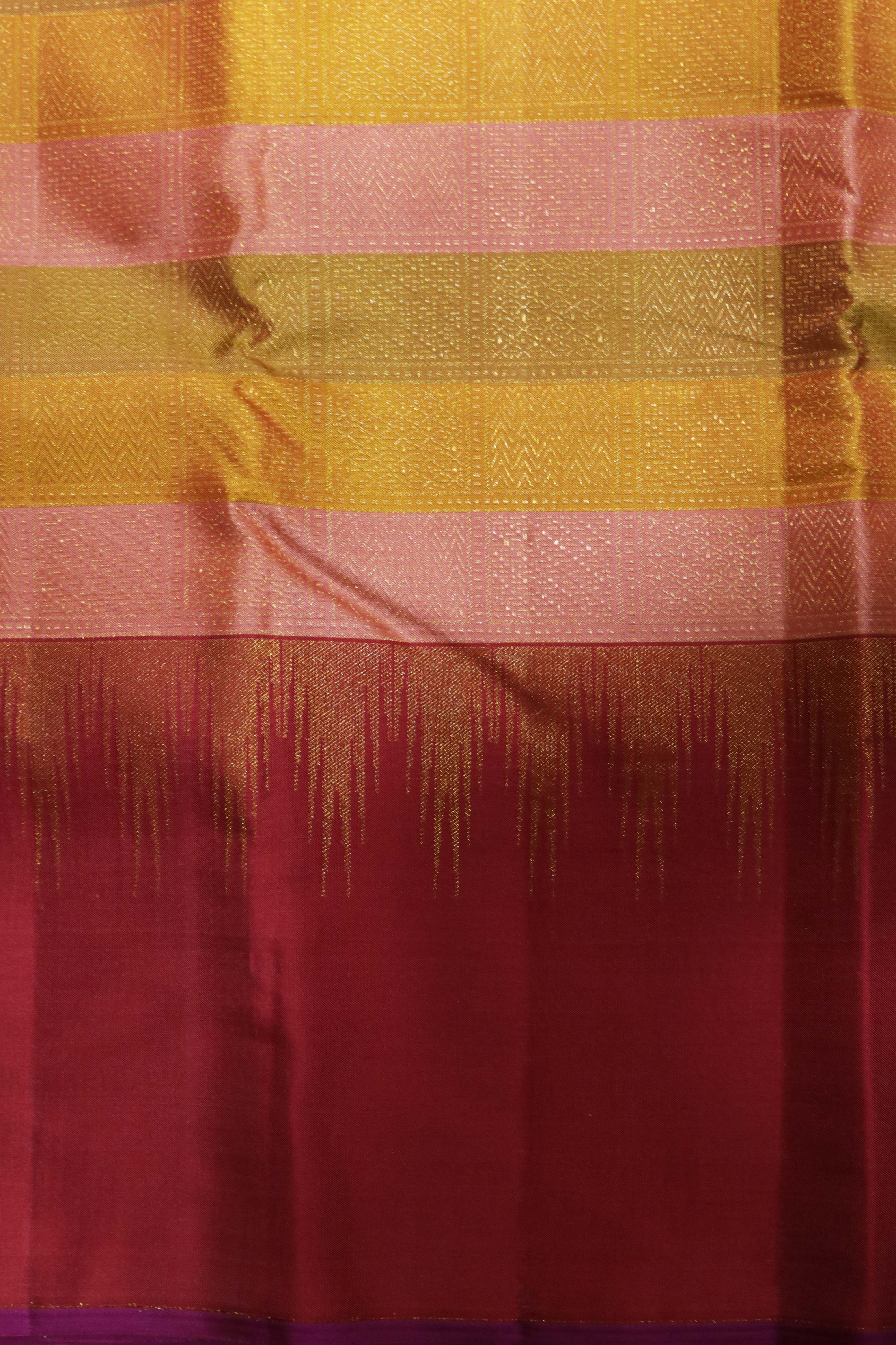 Multicolour Kanchivaram Silk Saree