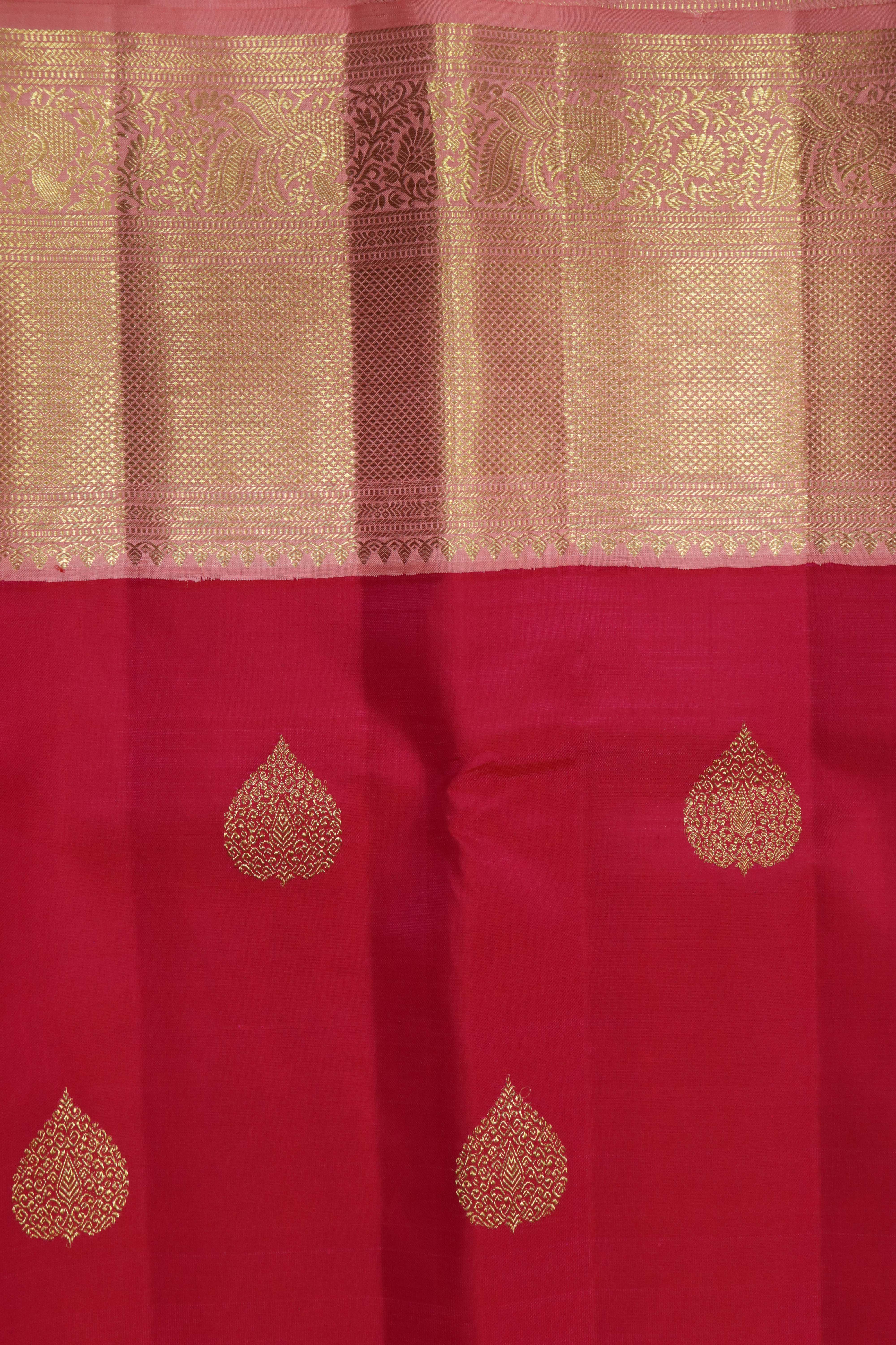 Pink Kanchivaram Silk Saree