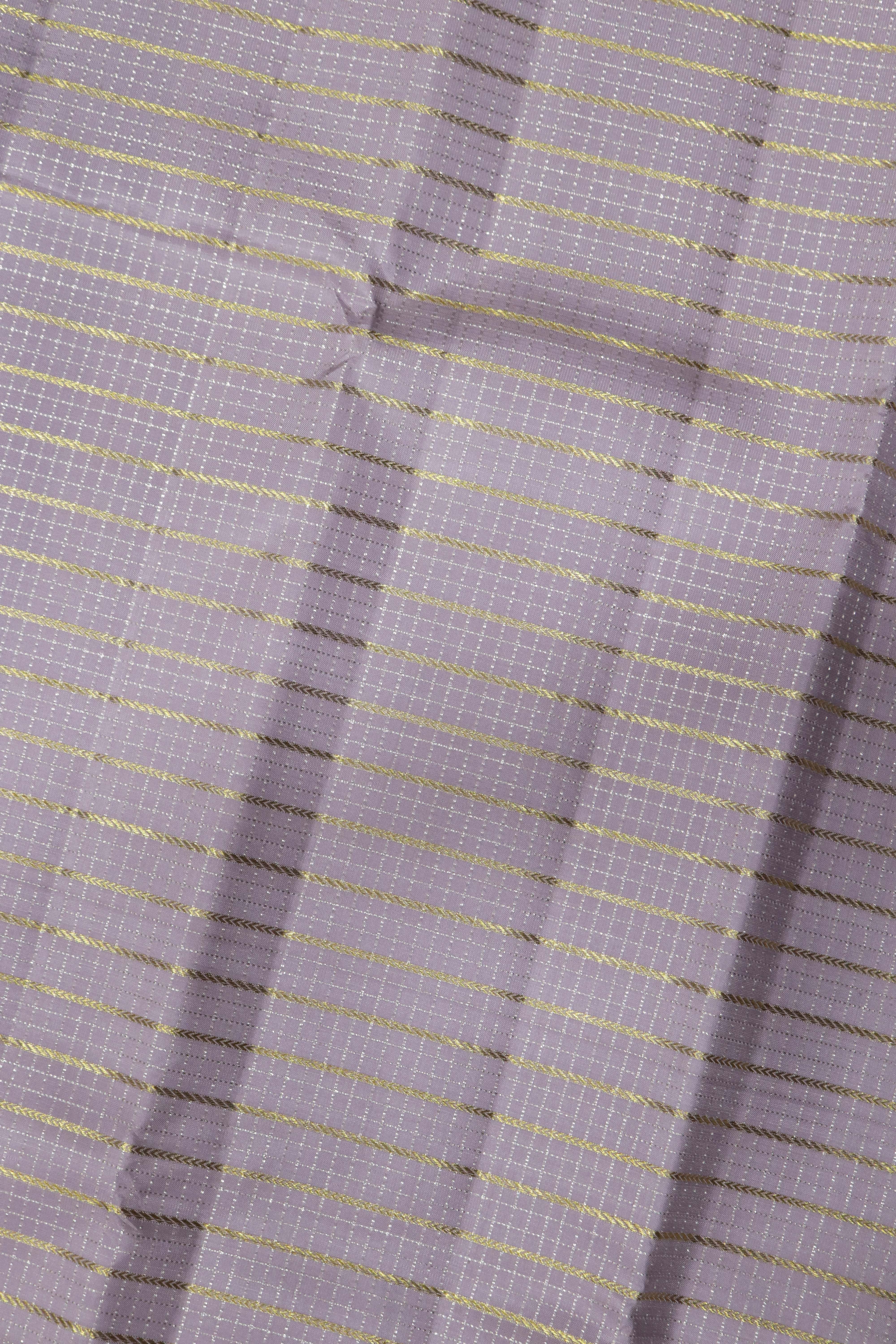 Lavender Kanchivaram Silk Saree