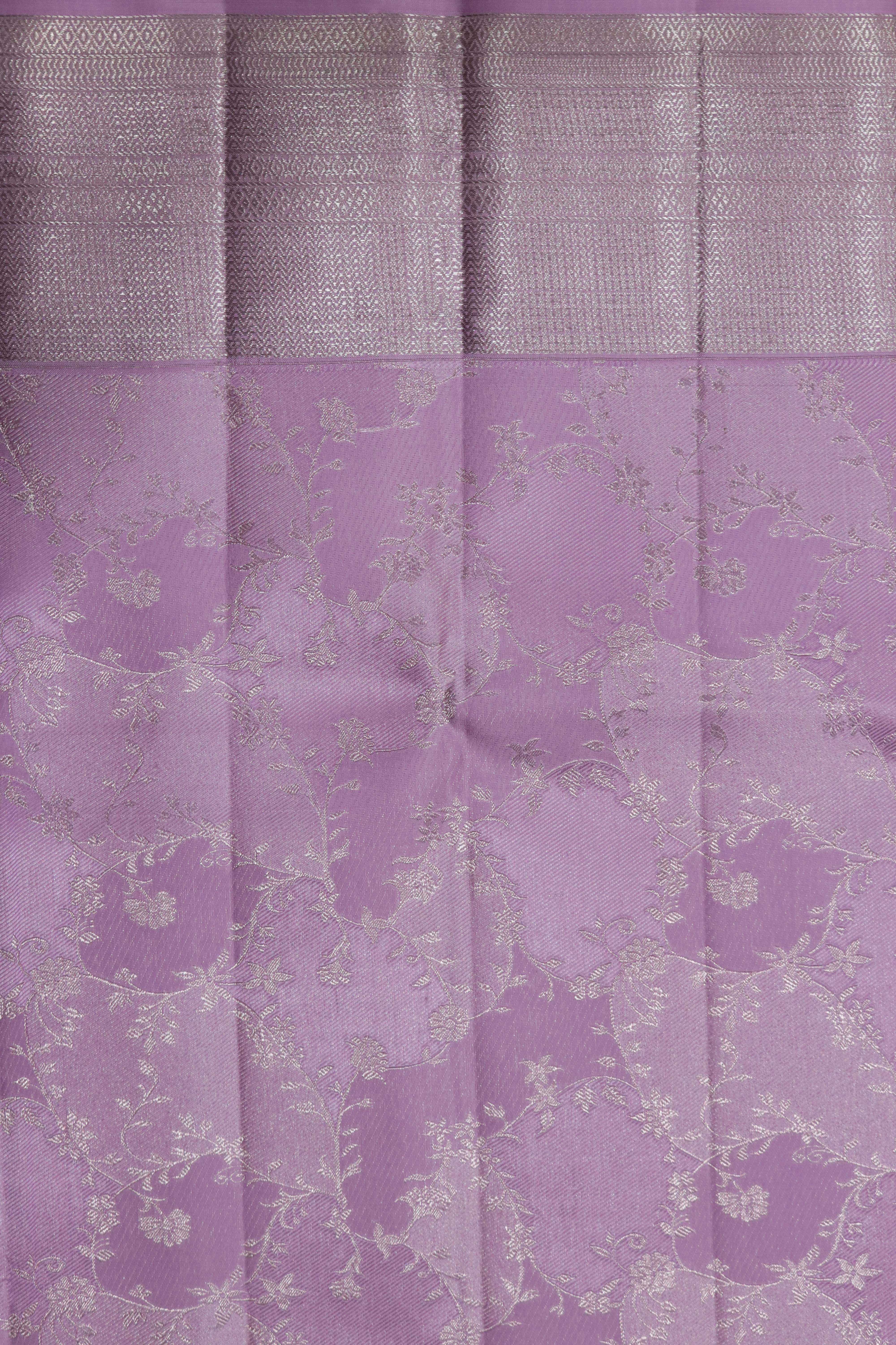Pastel Pink Kanchivaram Silk Saree