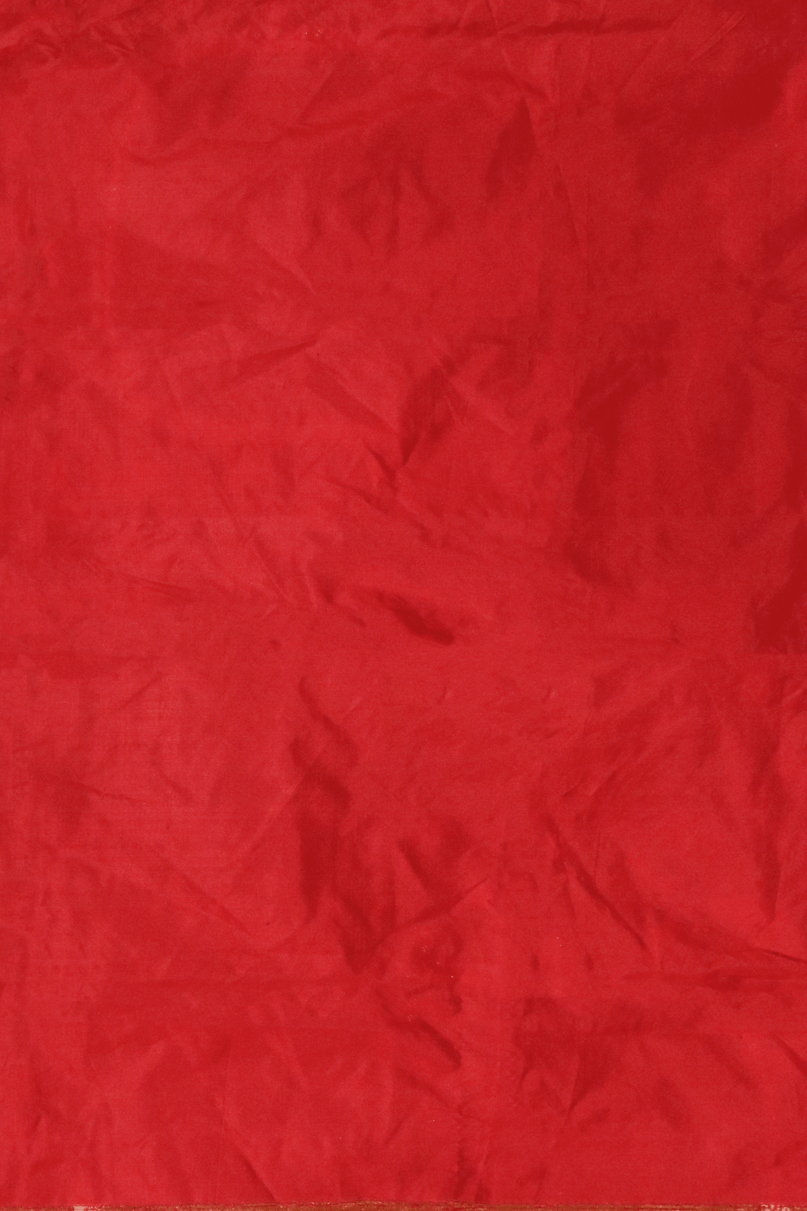 Red Banarasi Silk Saree with Kaduwa Buttas & Sequin Border - Mokshaa