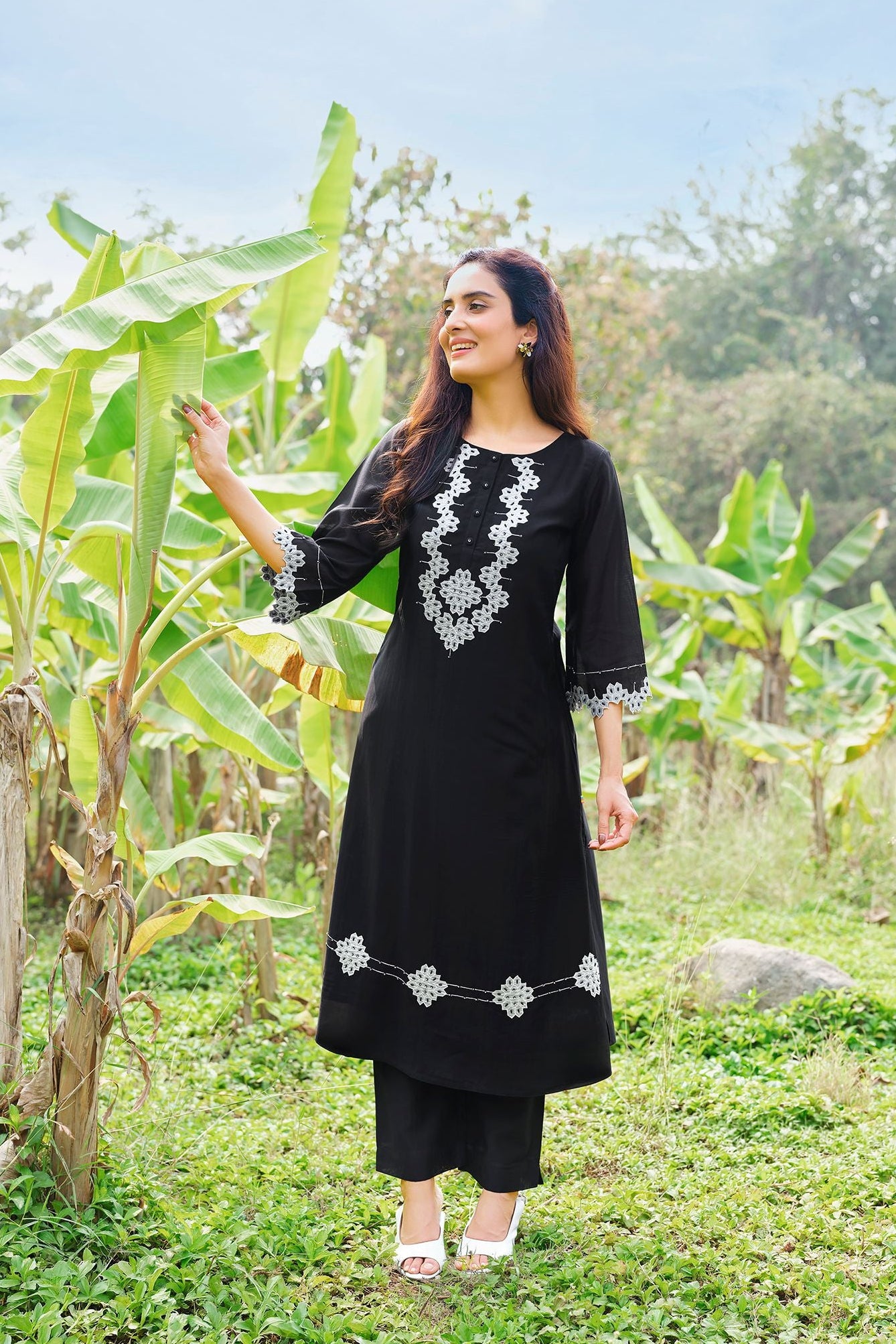Black Kurta Set