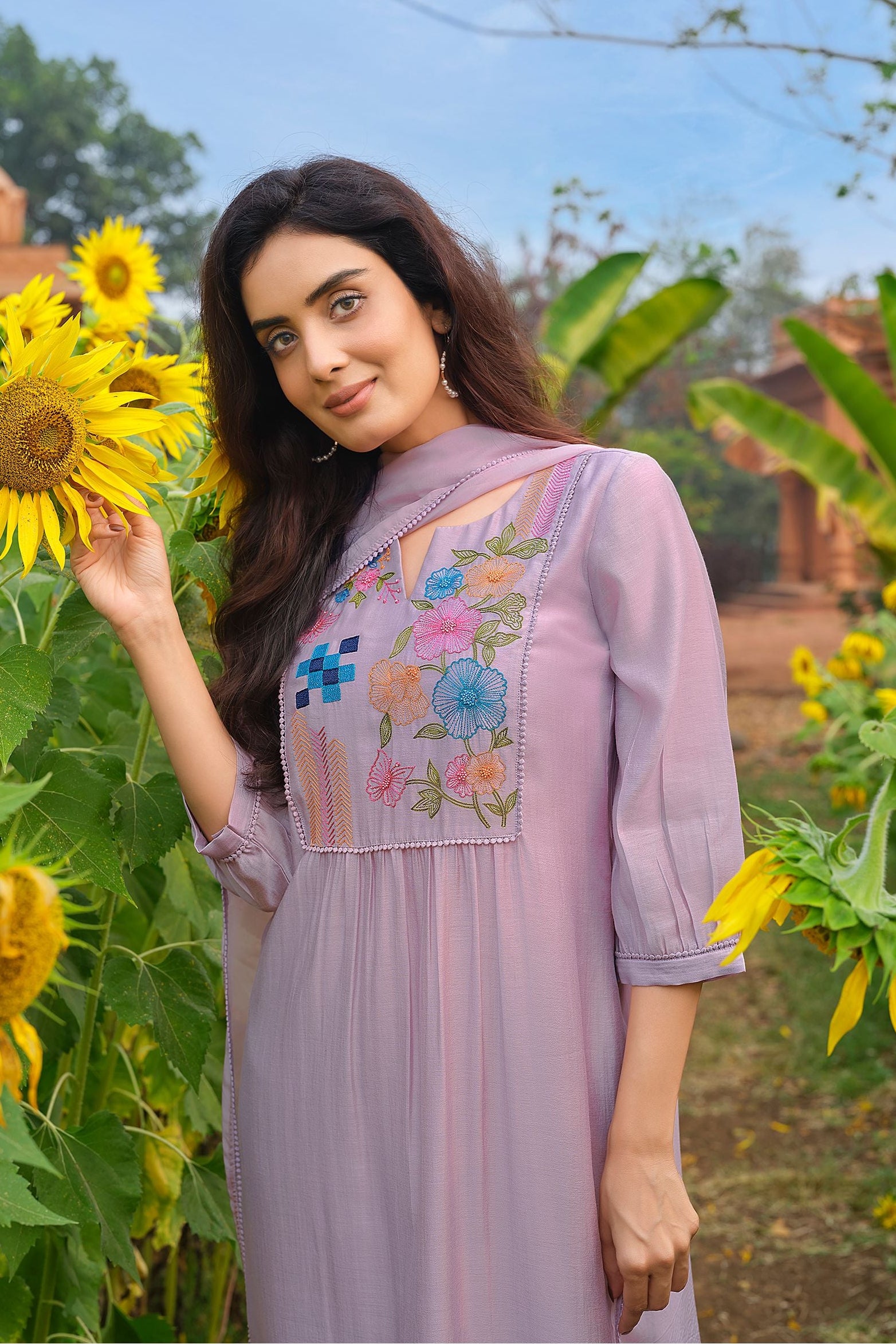 Lavender Salwar Set