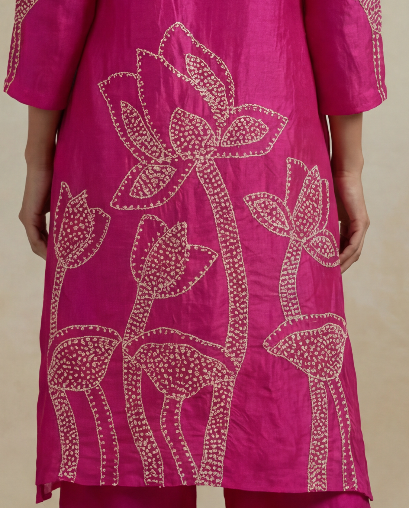 Pink Soft Silk Co-Ord Set