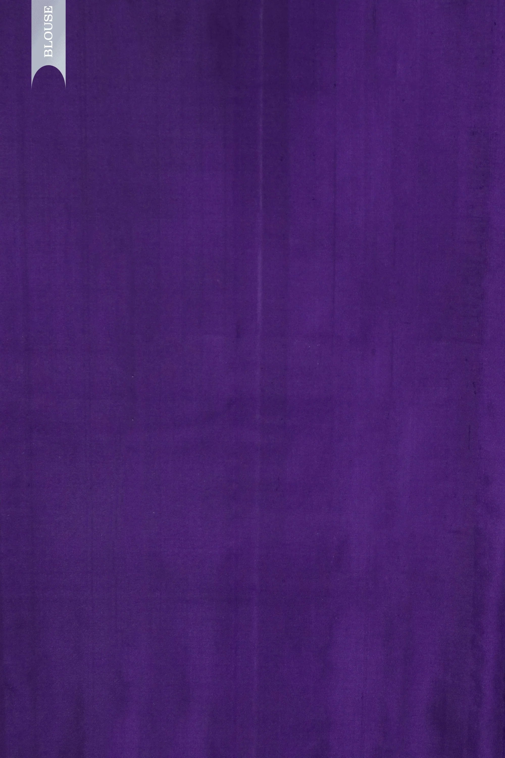 Purple Kanchivaram Silk Saree with Golden Stripes - Mokshaa