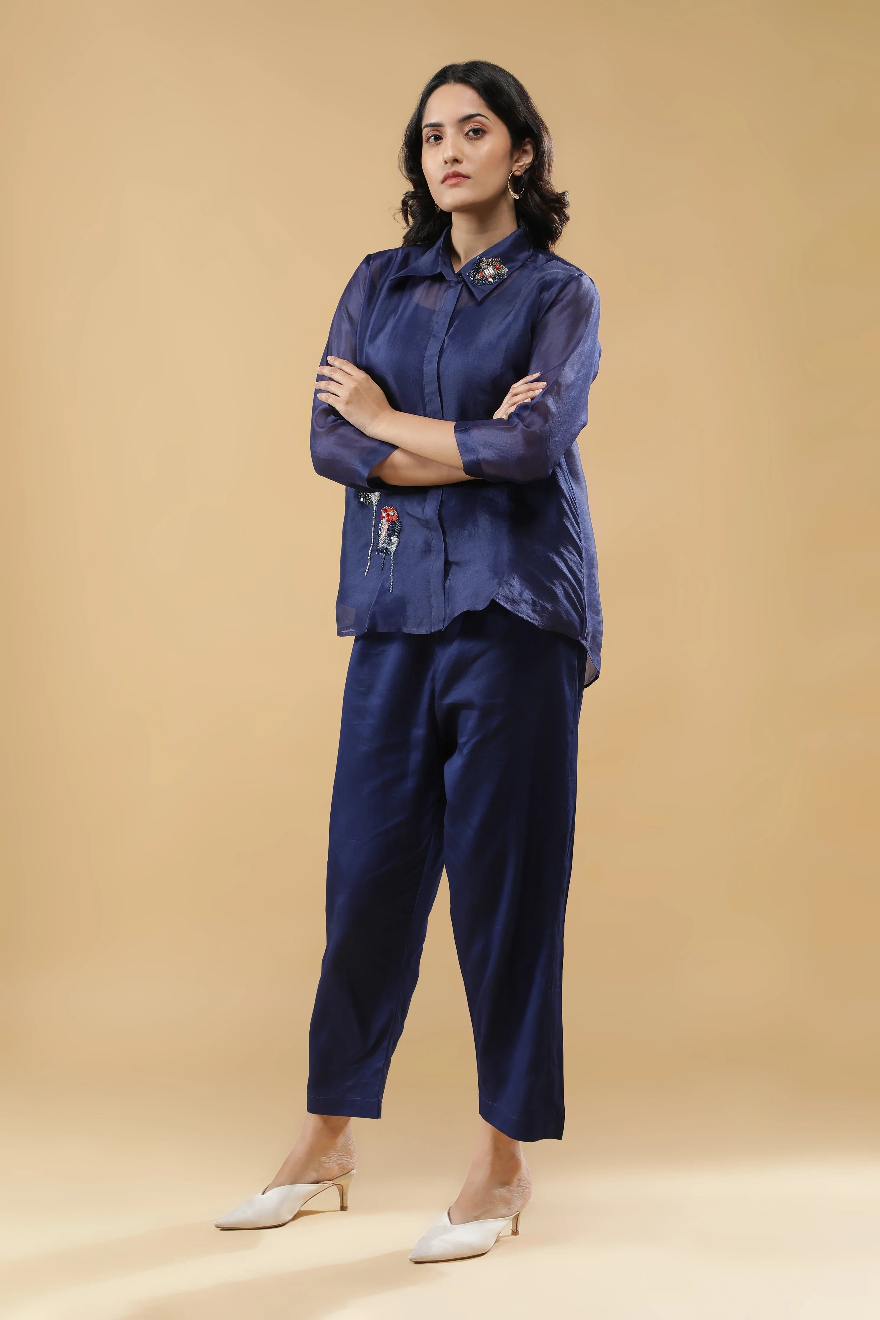 Navy blue co-ord set - Mokshaa