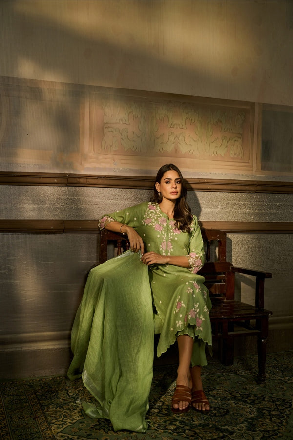 Sage Green Salwar Set