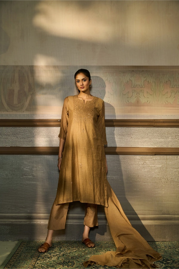 Caramel Brown Salwar Set