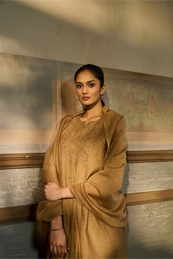 Caramel Brown Salwar Set